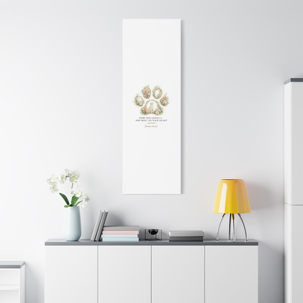 Every Dog Leaves a Paw Print | Matte Canvas, Stretched, 1.25"