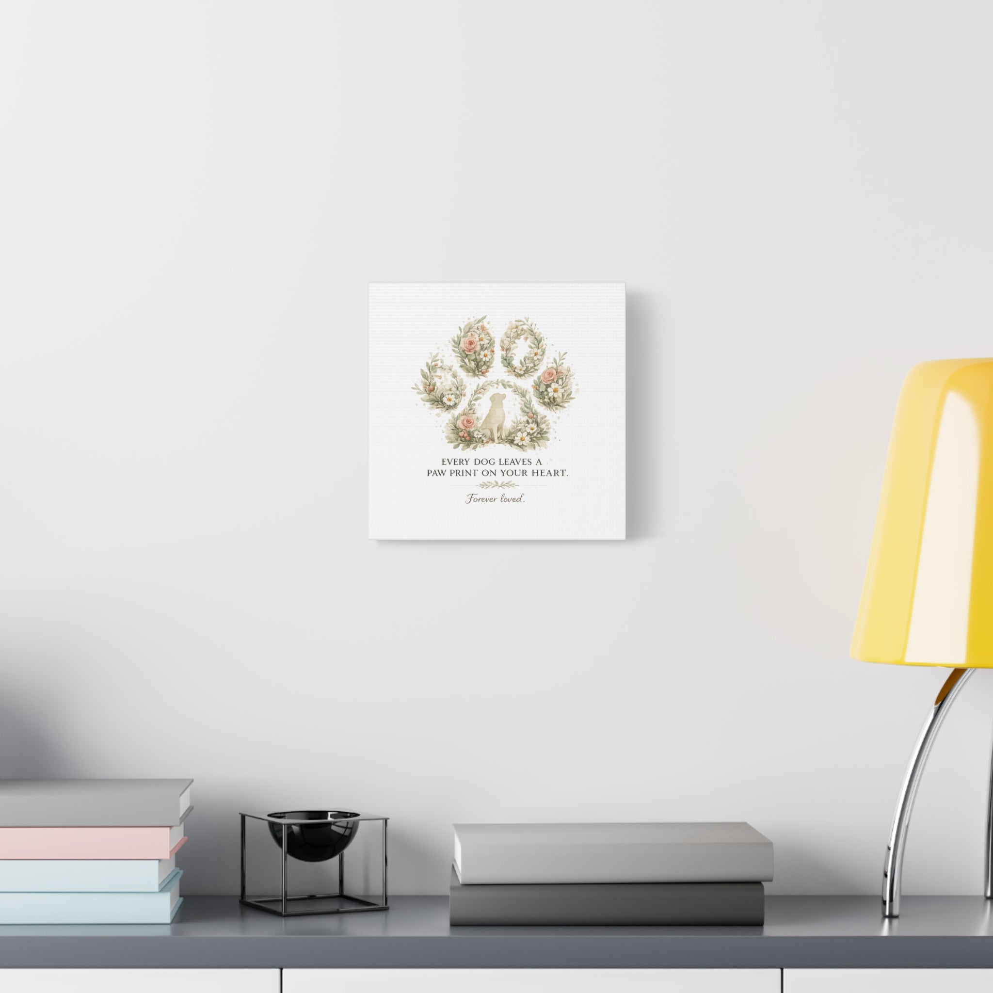 Every Dog Leaves a Paw Print | Matte Canvas, Stretched, 1.25"