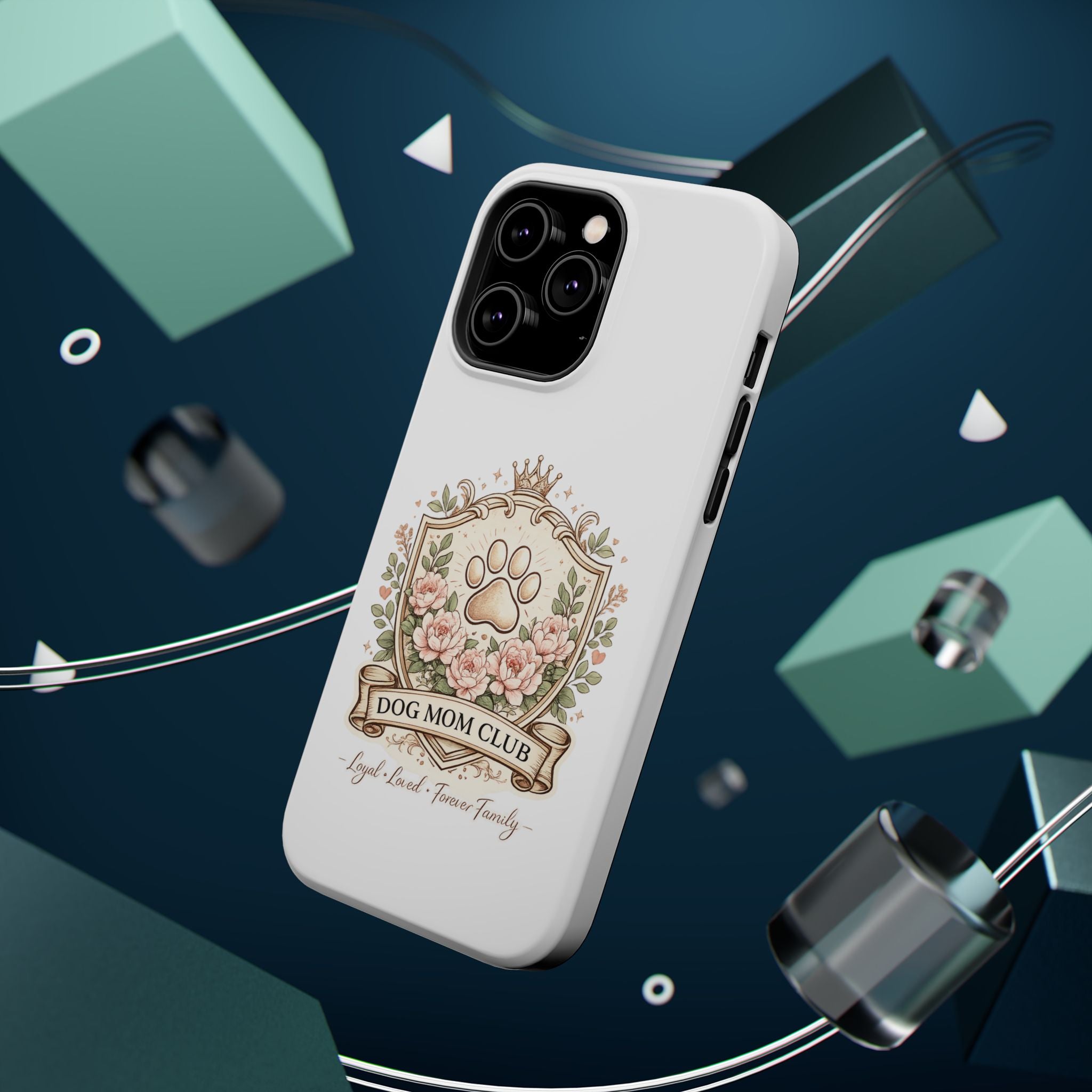 Floral Paw Crest Phone case