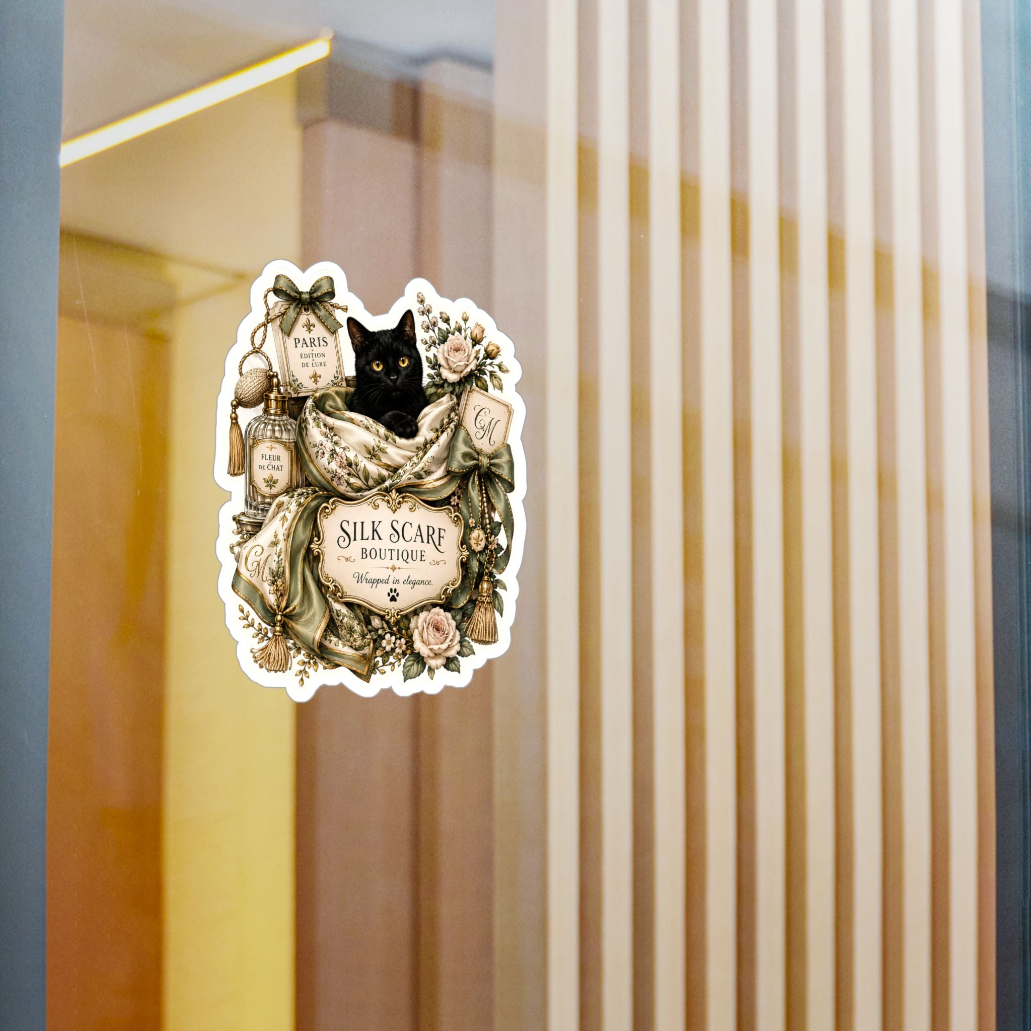 THE SILK SCARF BOUTIQUE | Kiss-Cut Vinyl Decals Sticker