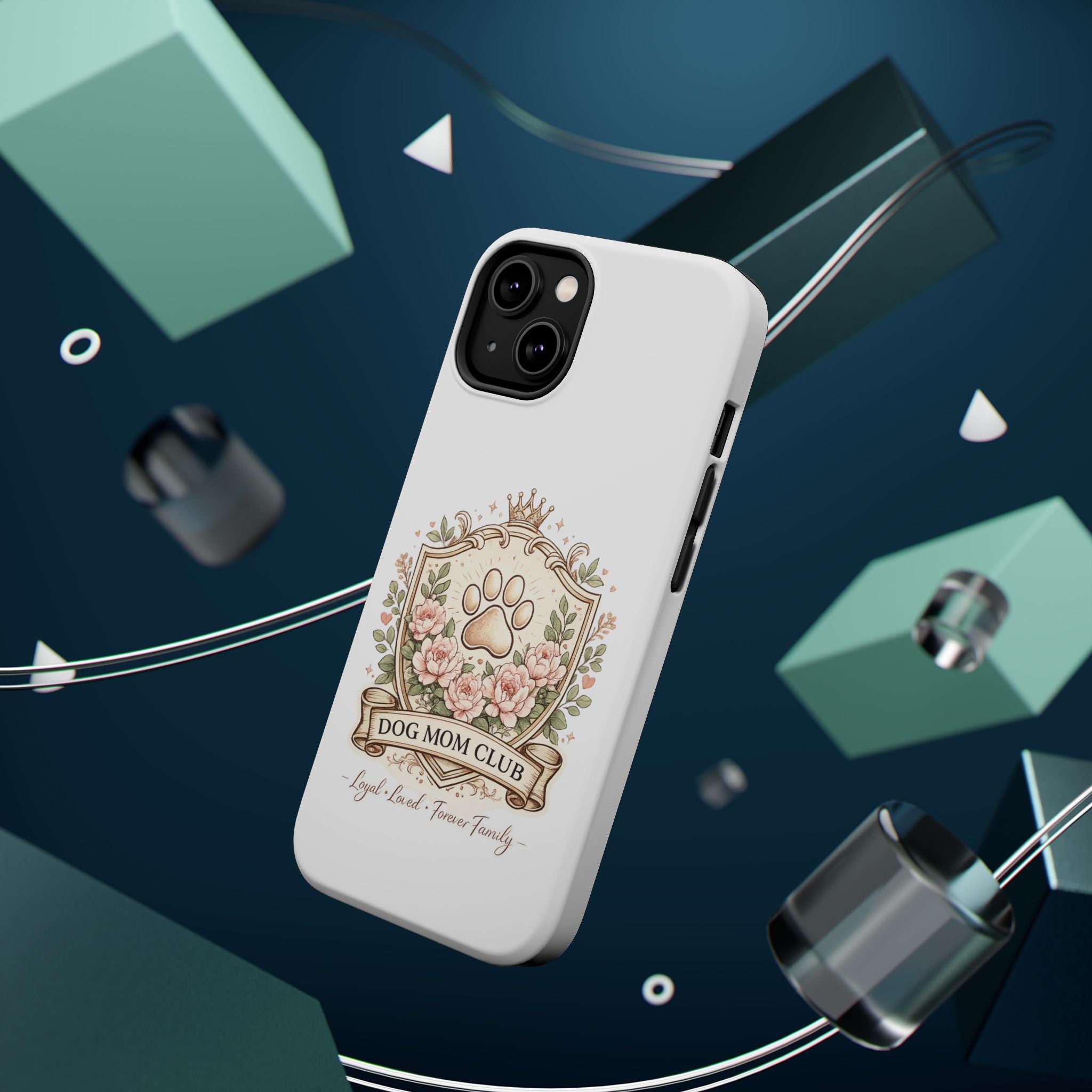 Floral Paw Crest Phone case