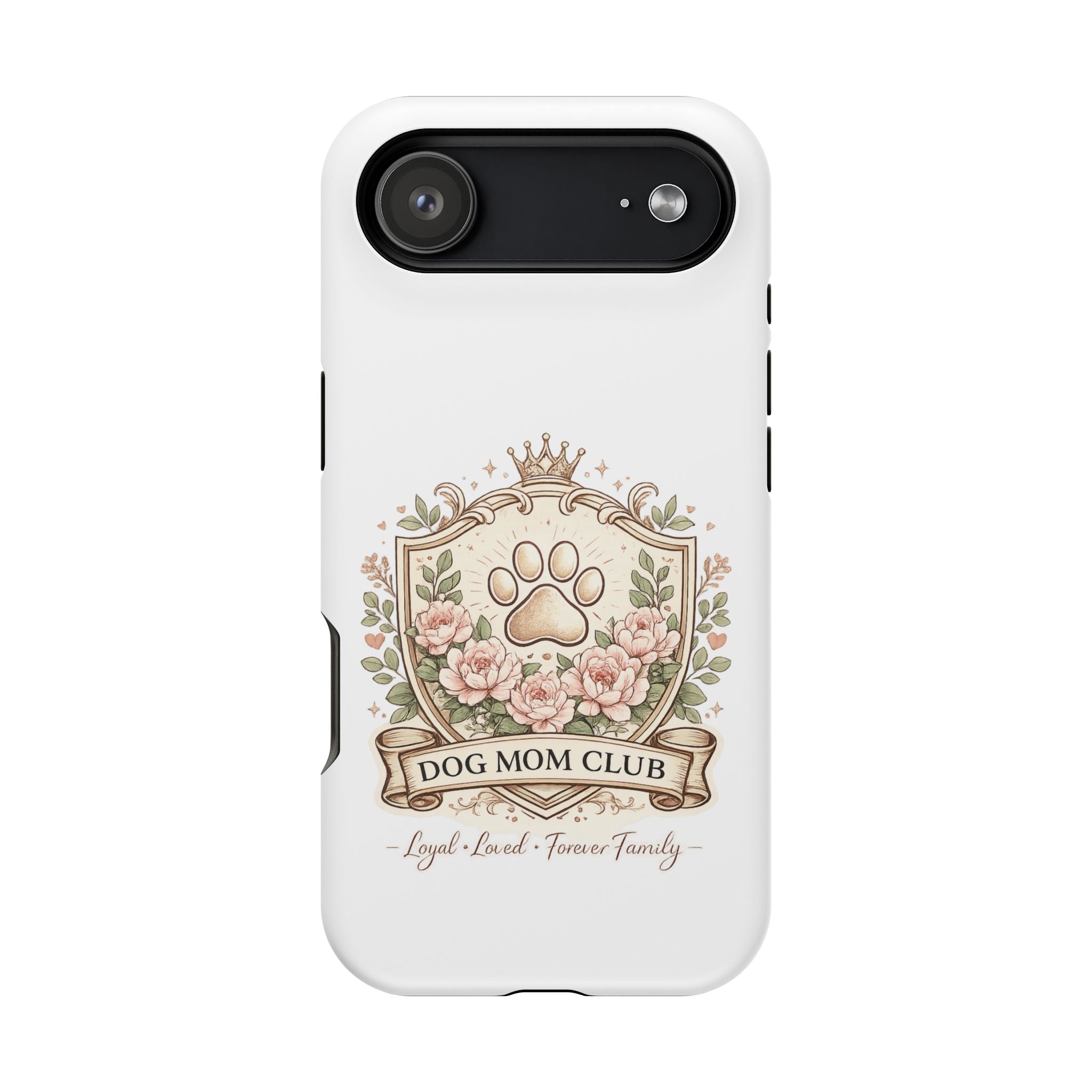 Floral Paw Crest Phone case