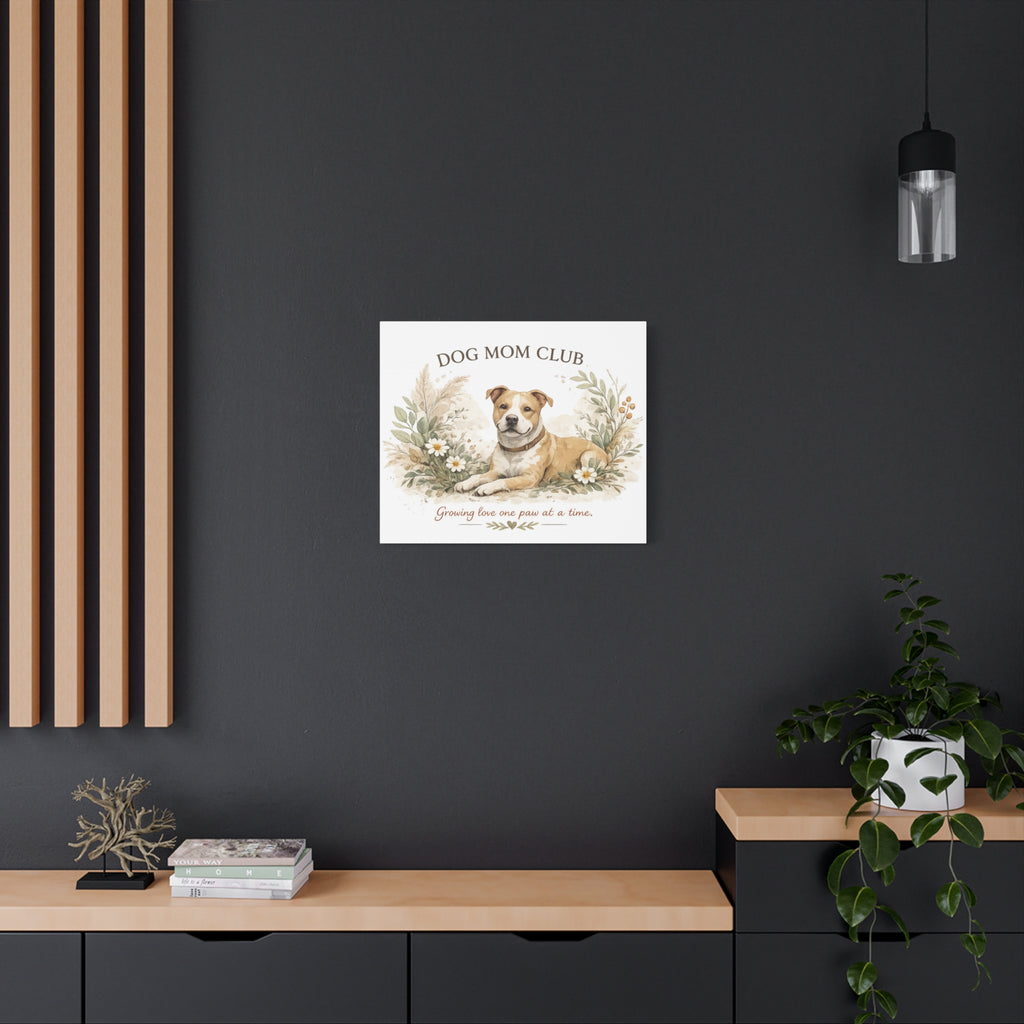 Dog Mom's Wild Garden | Matte Canvas, Stretched, 1.25"