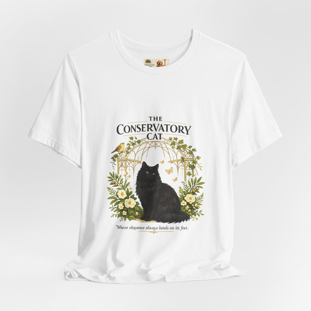 The Conservatory Cat | Bella+Canvas 3001 Unisex Jersey T-Shirt