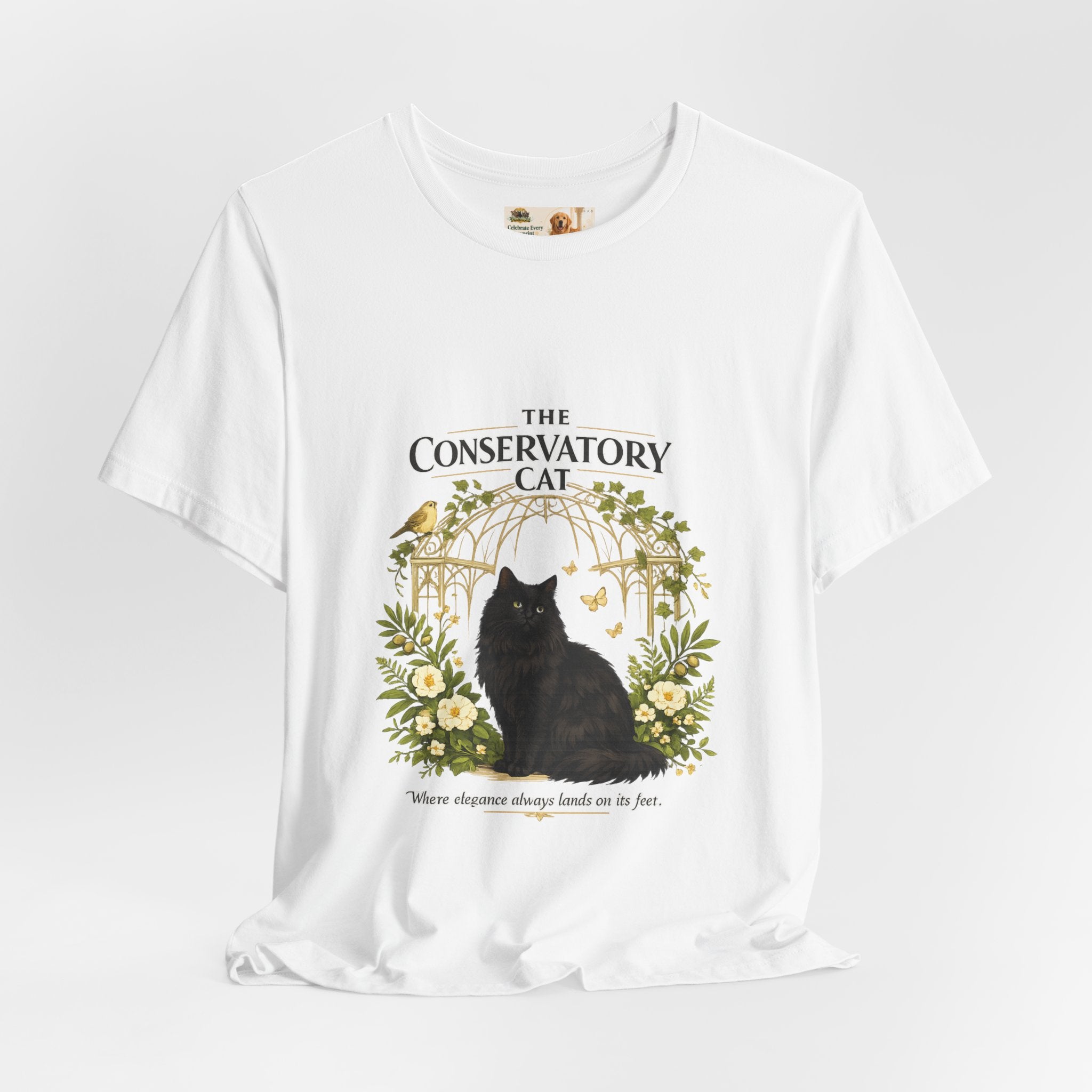The Conservatory Cat | Bella+Canvas 3001 Unisex Jersey T-Shirt