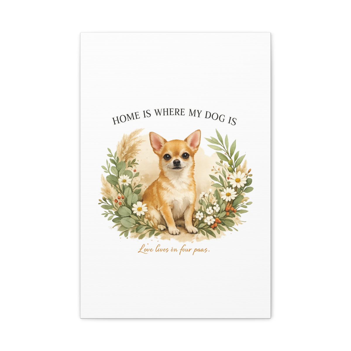 The Heart of the Home | Dog Mom Collection Matte Canvas
