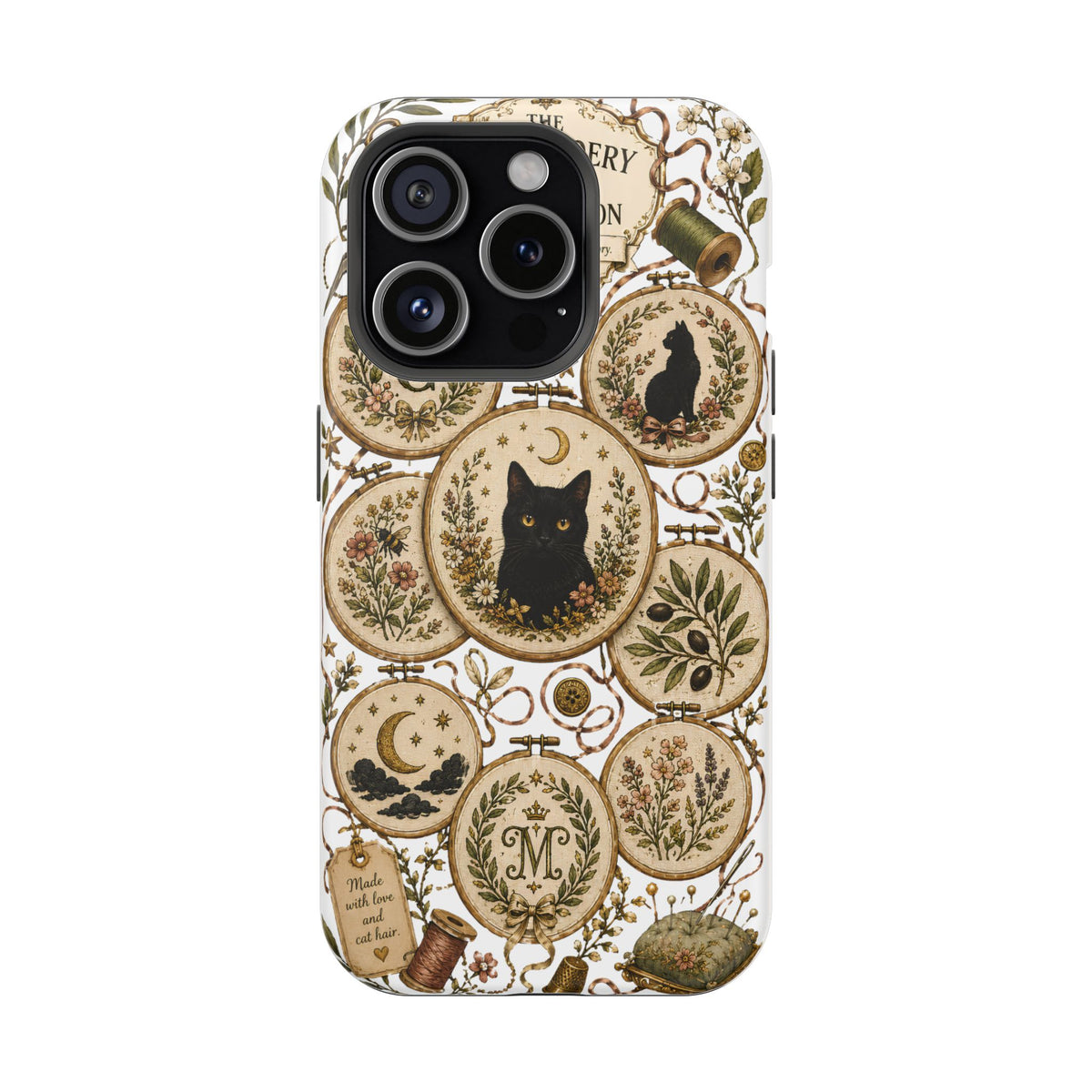 The Embroidery Hoop | Cat Mom Collection Phone case