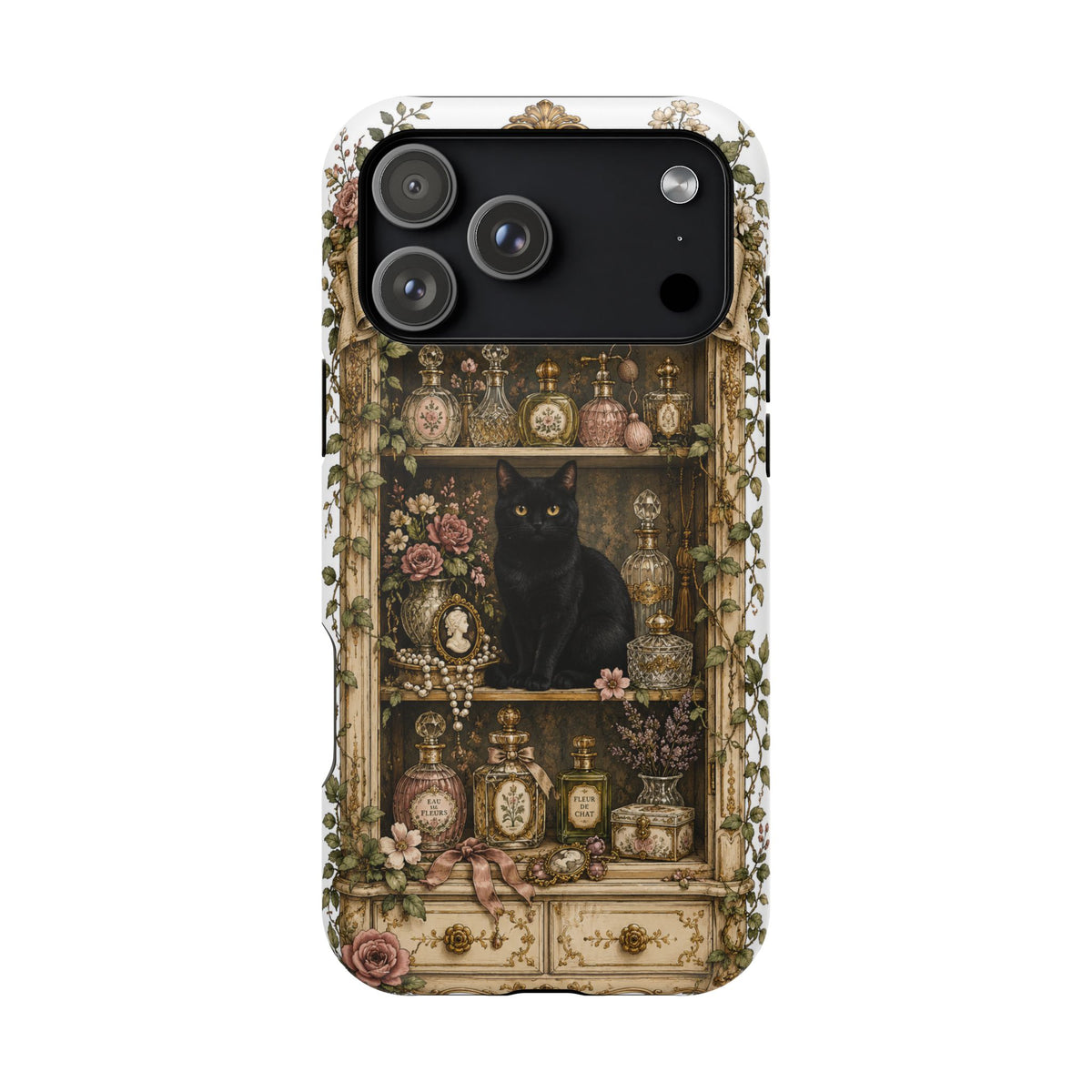The Antique Perfume Cabinet | Cat Mom Collection Phone case