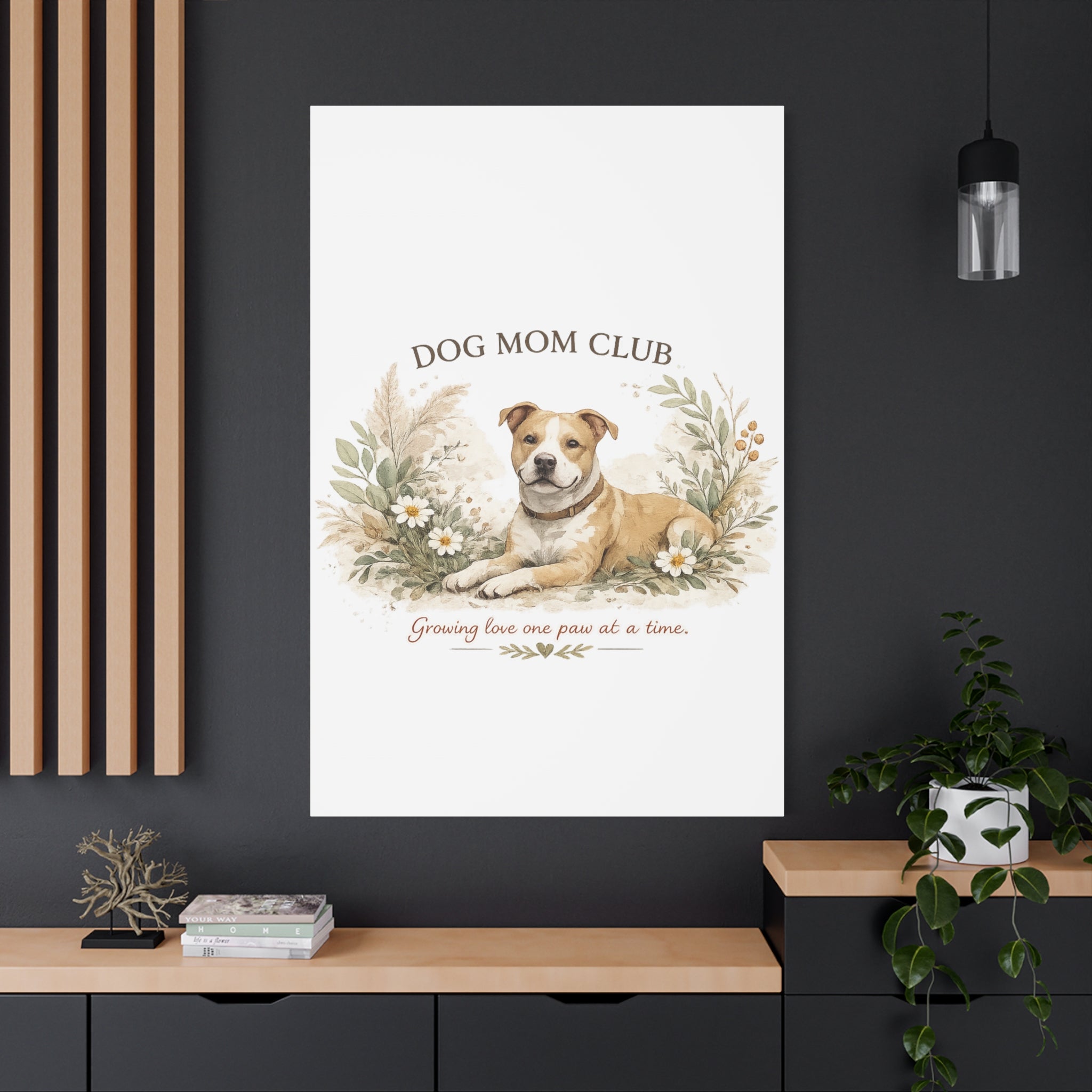 Dog Mom's Wild Garden | Matte Canvas, Stretched, 1.25"