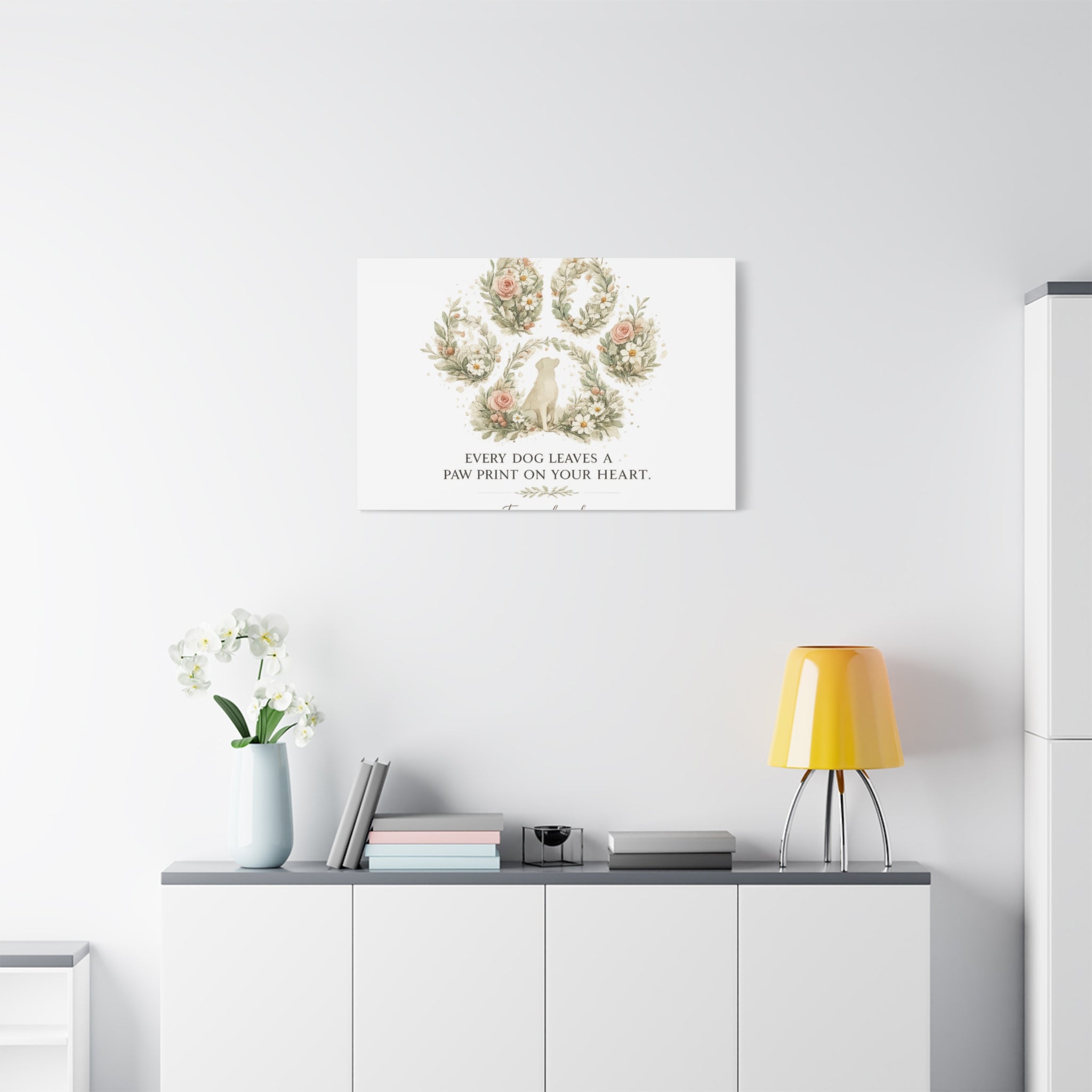 Every Dog Leaves a Paw Print | Matte Canvas, Stretched, 1.25"