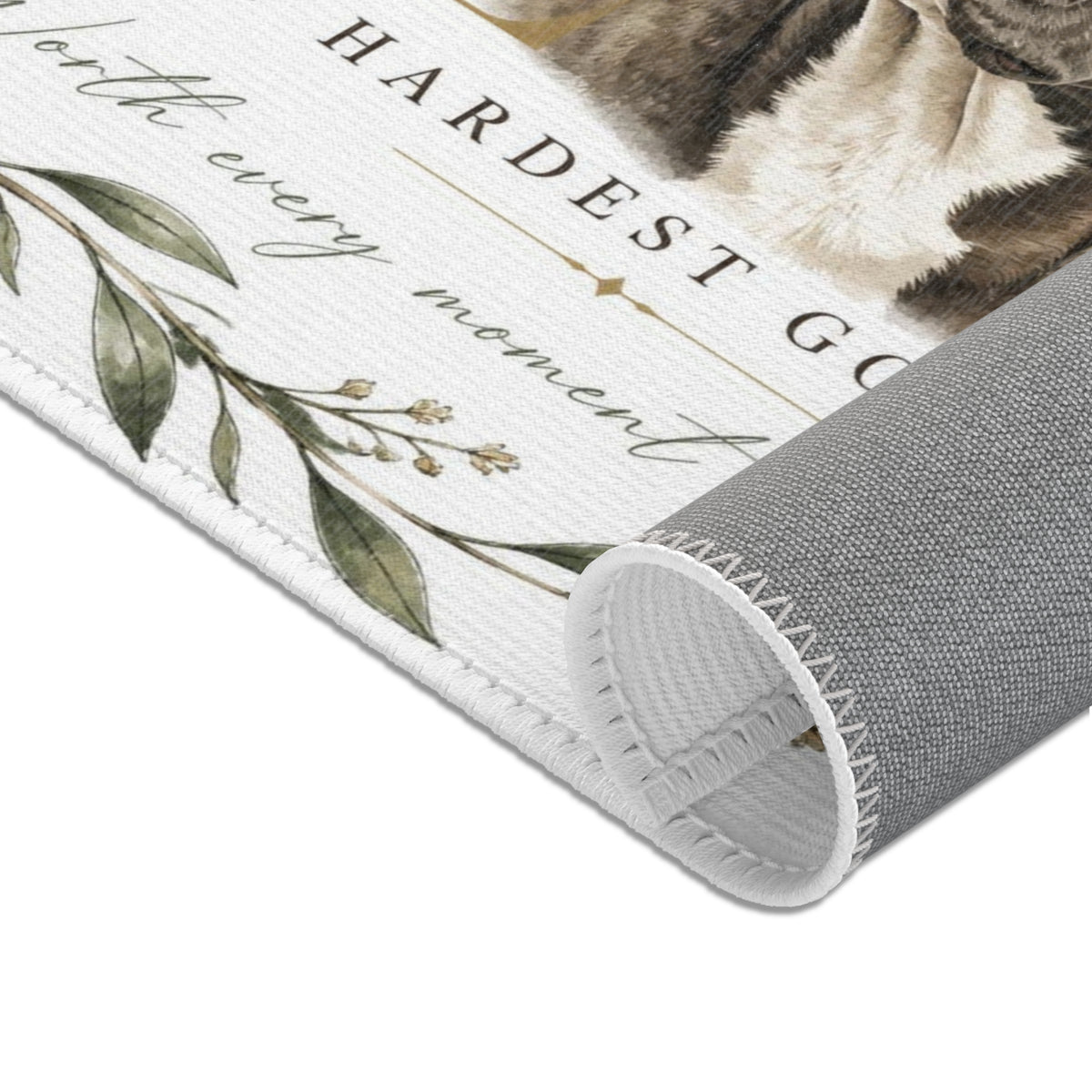 My Favorite Hello, My Hardest Goodbye | Memorial Collection Area Rugs