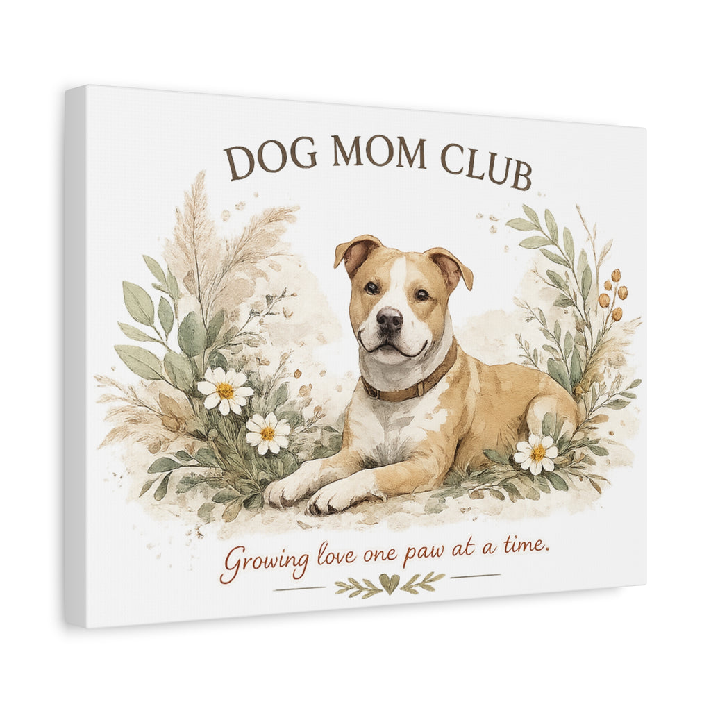 Dog Mom's Wild Garden | Matte Canvas, Stretched, 1.25"