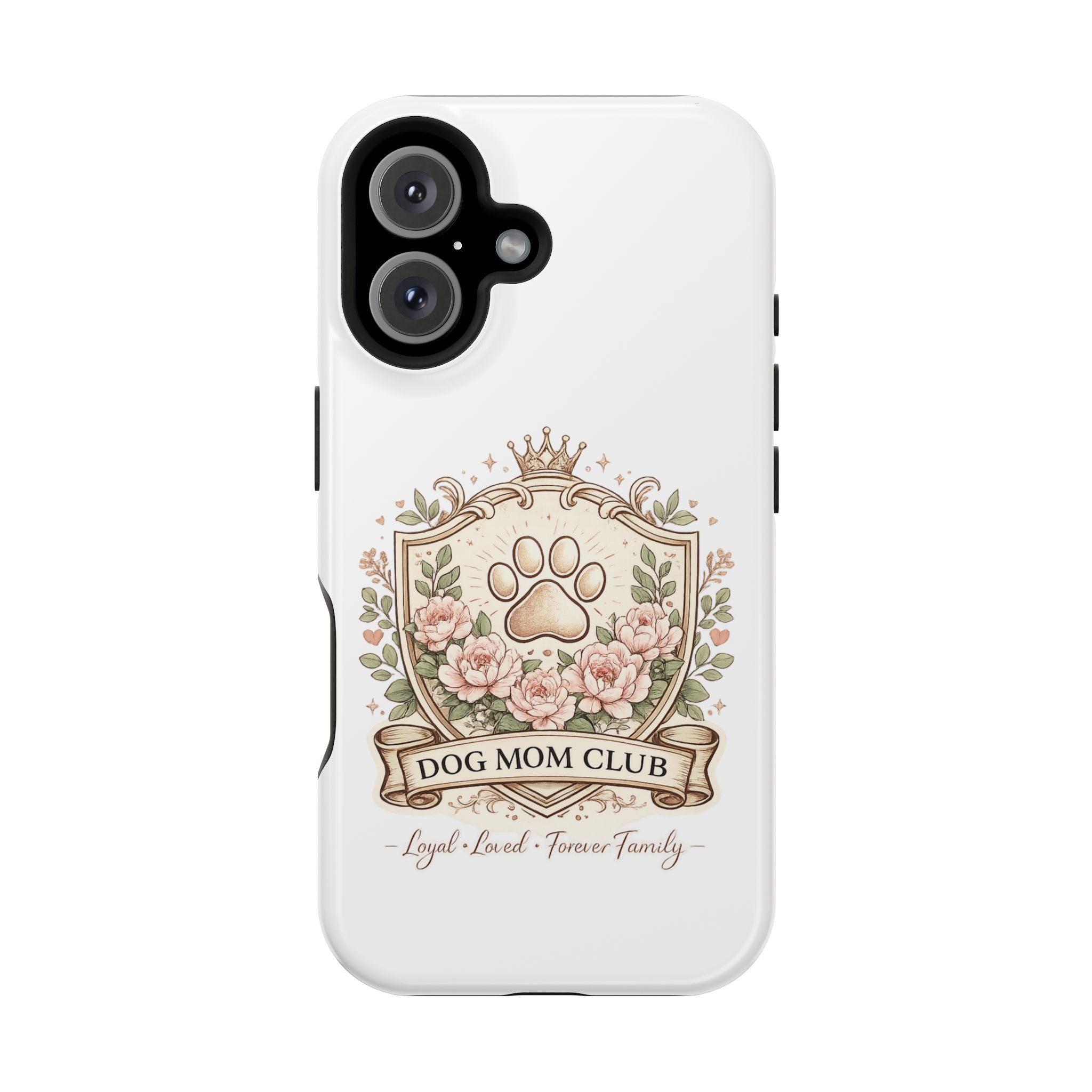 Floral Paw Crest Phone case
