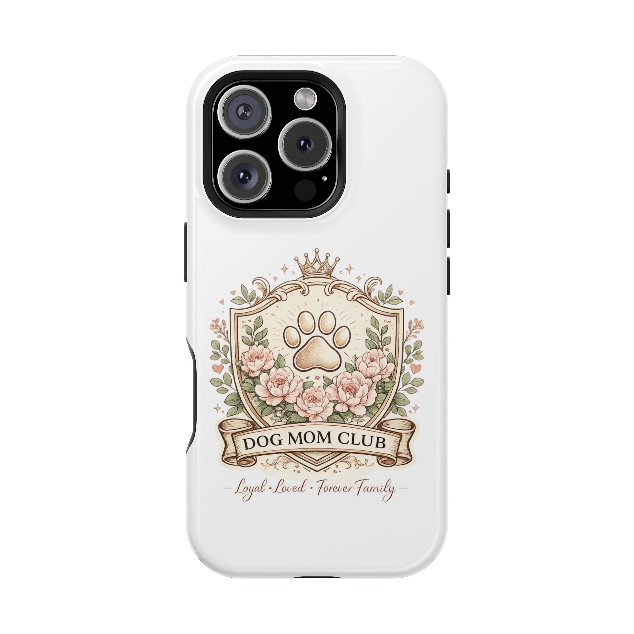 Floral Paw Crest Phone case