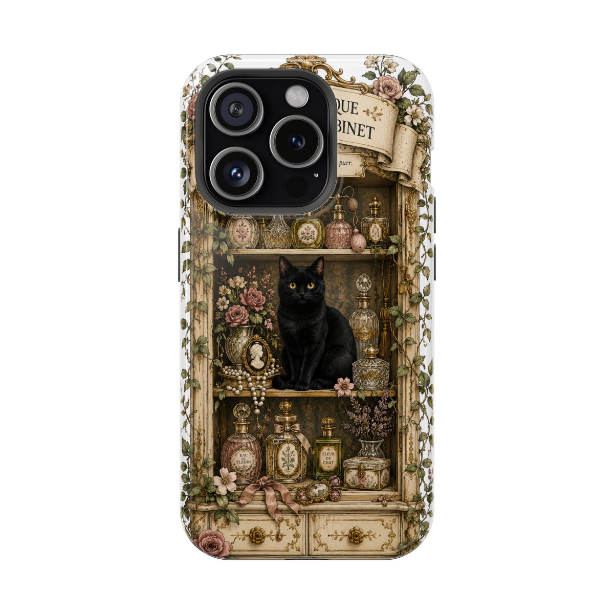 The Antique Perfume Cabinet | Cat Mom Collection Phone case