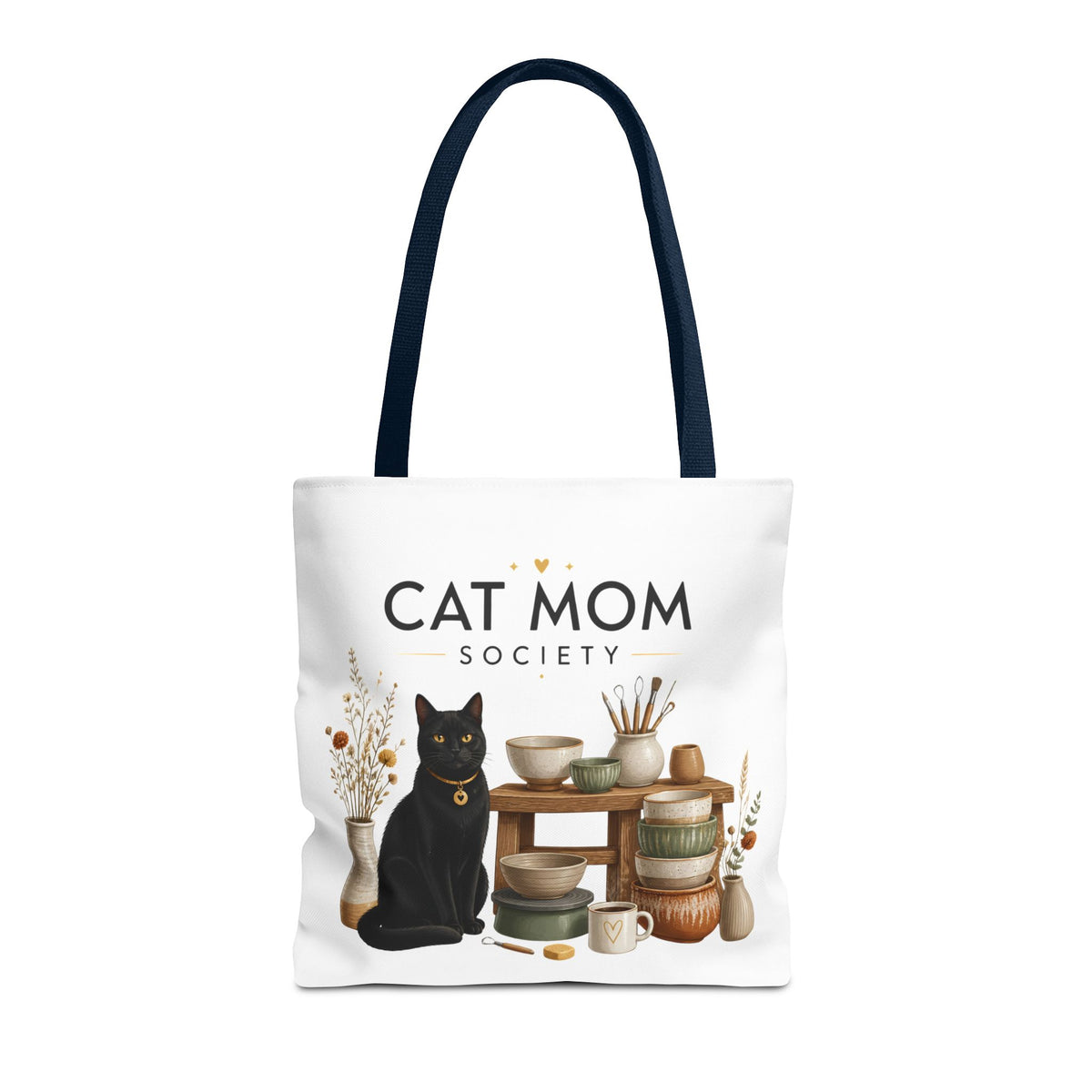 The Pottery Studio Morning | Cat Mom Collection Totebag