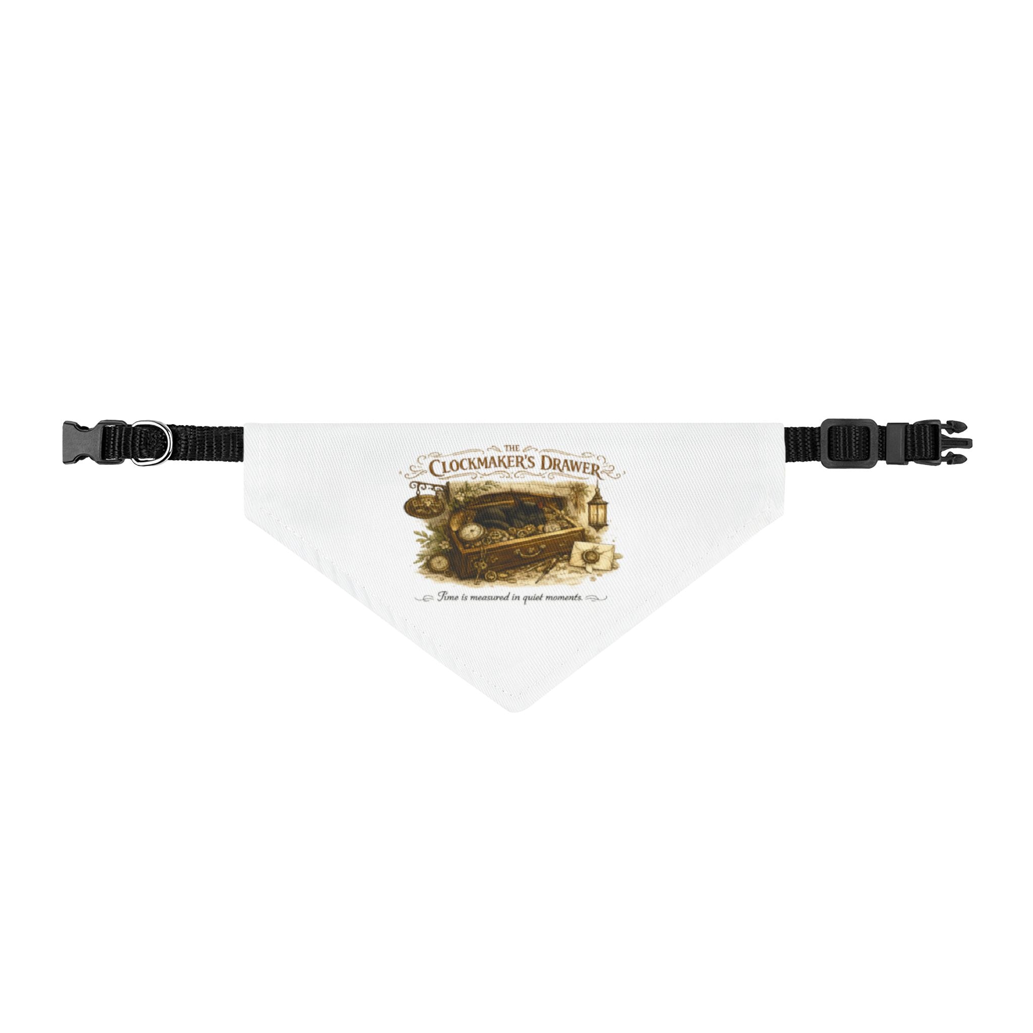 THE CLOCKMAKER'S DRAWER | Clip-on Pet Bandana