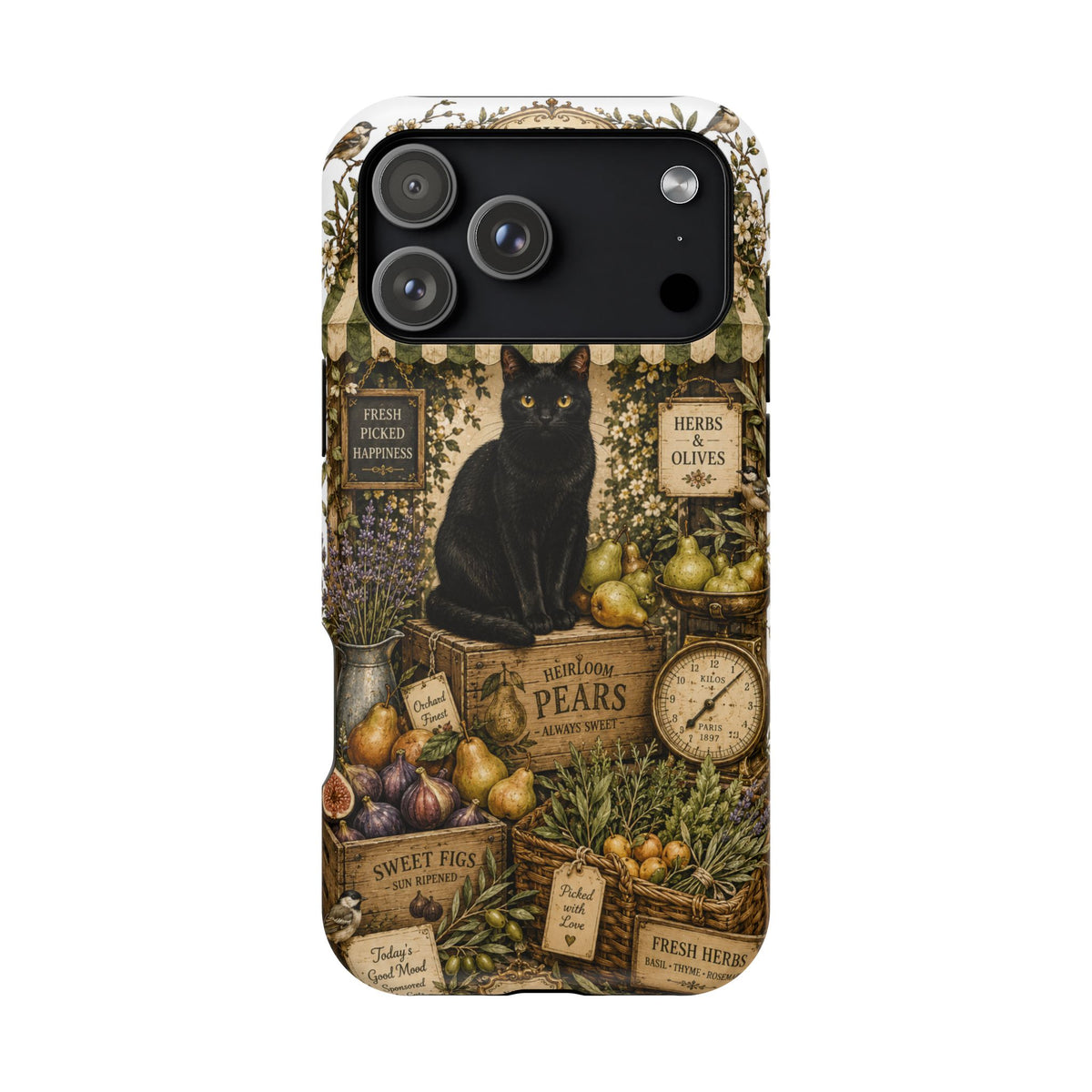 The Morning Orchard Market | Cat Mom Collection Phone case
