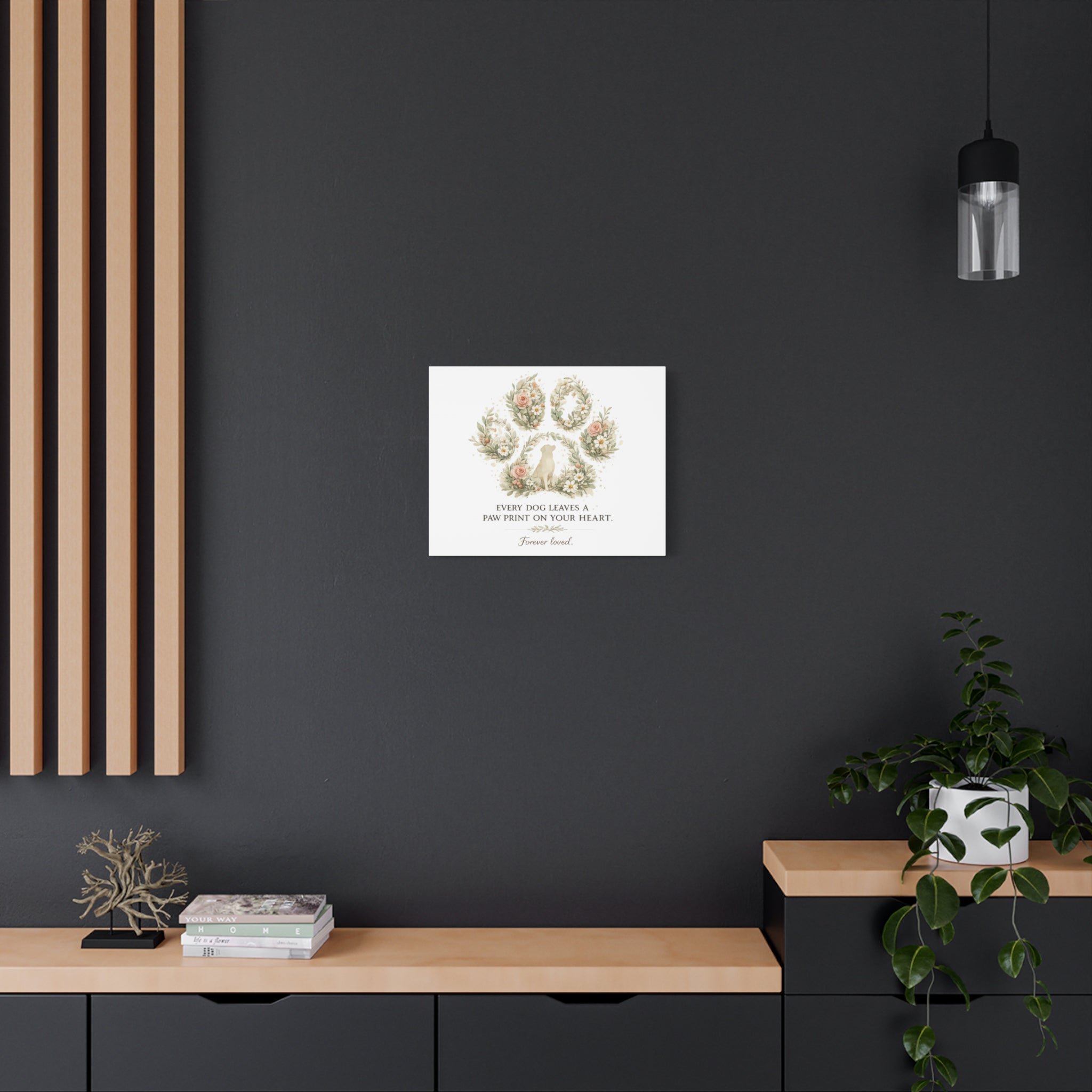 Every Dog Leaves a Paw Print | Matte Canvas, Stretched, 1.25"