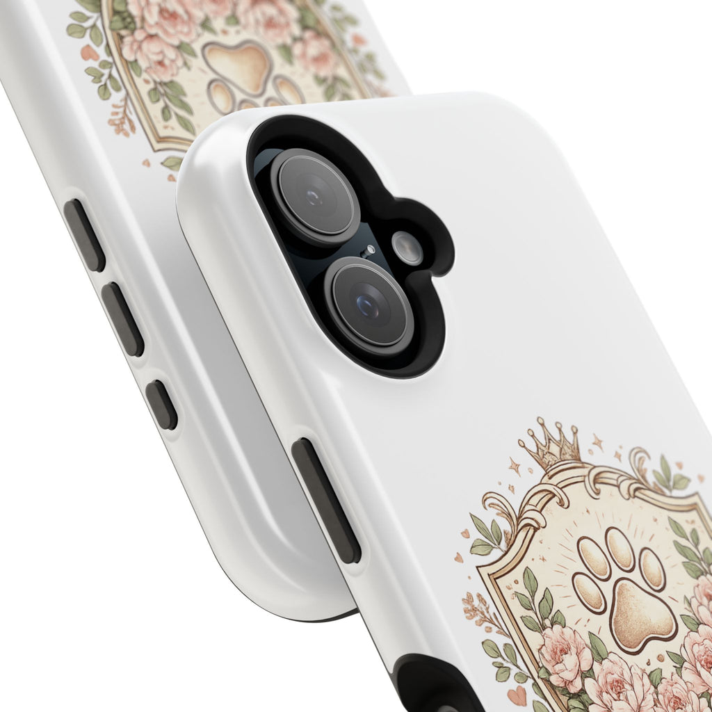 Floral Paw Crest Phone case