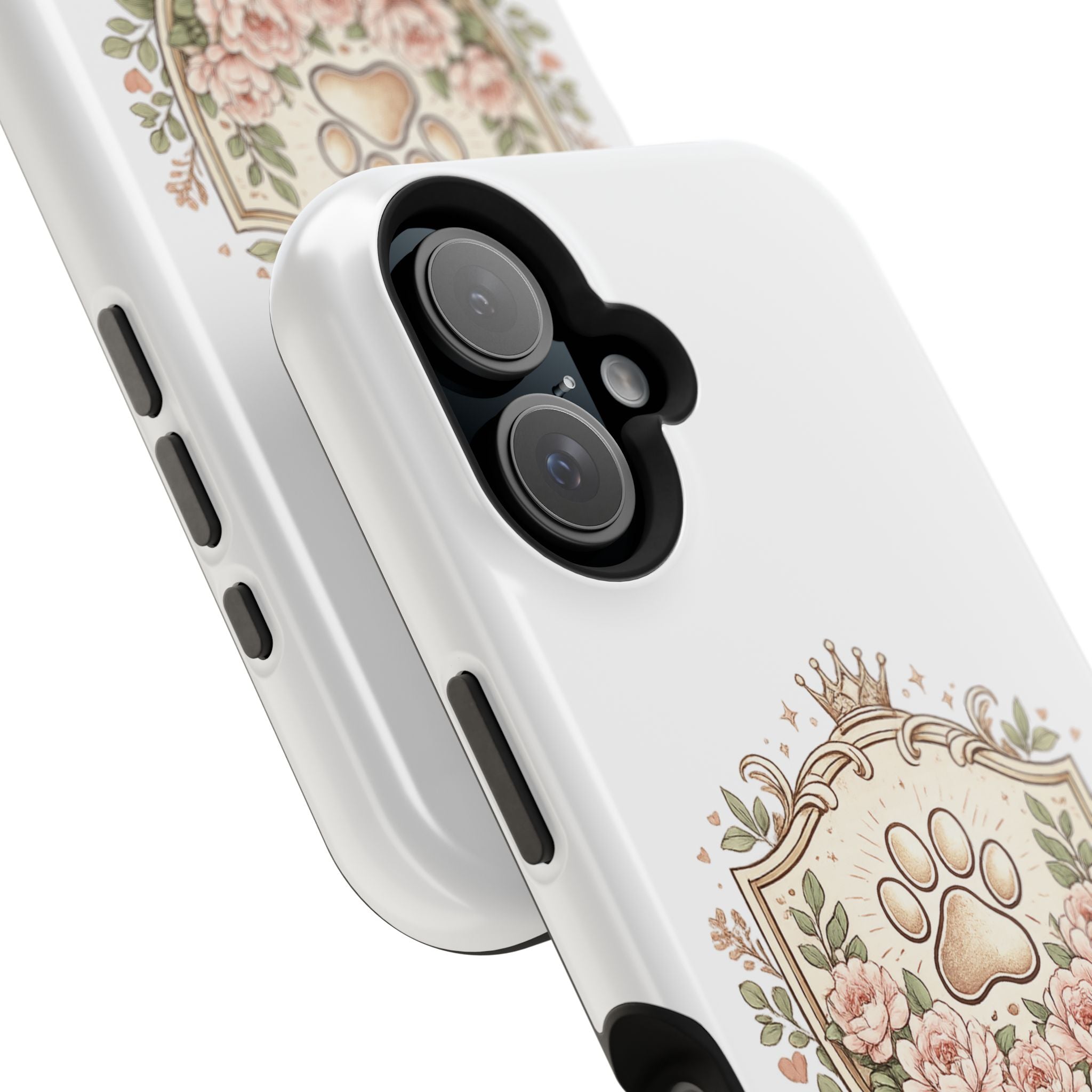 Floral Paw Crest Phone case