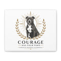COURAGE | Matte Canvas, Stretched