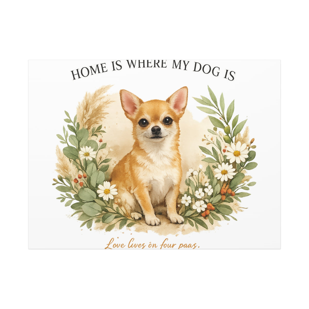 The Heart of the Home | Dog Mom Collection Matte Canvas