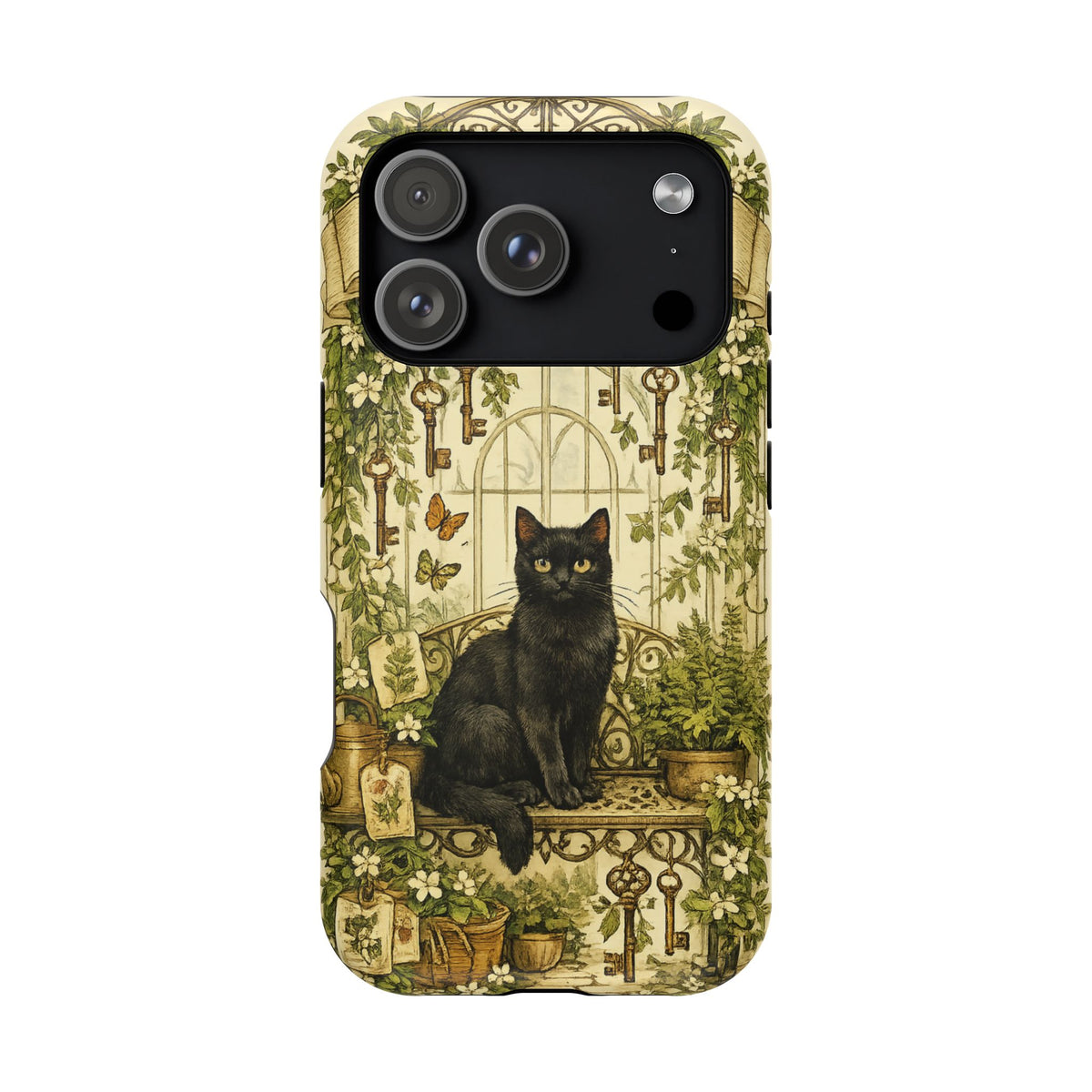 The Botanical Greenhouse Keys | Cat Mom Collection Phone case