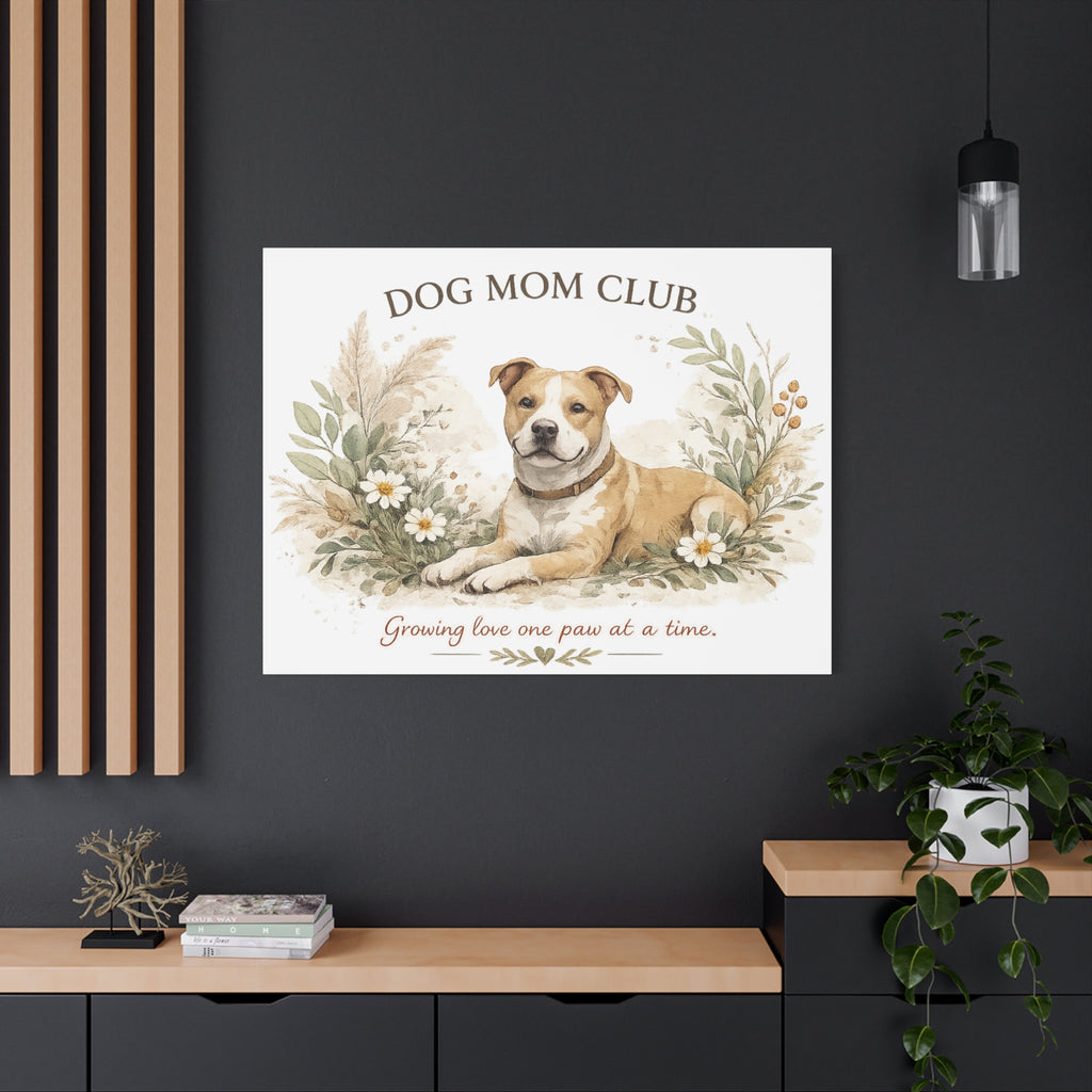 Dog Mom's Wild Garden | Matte Canvas, Stretched, 1.25"