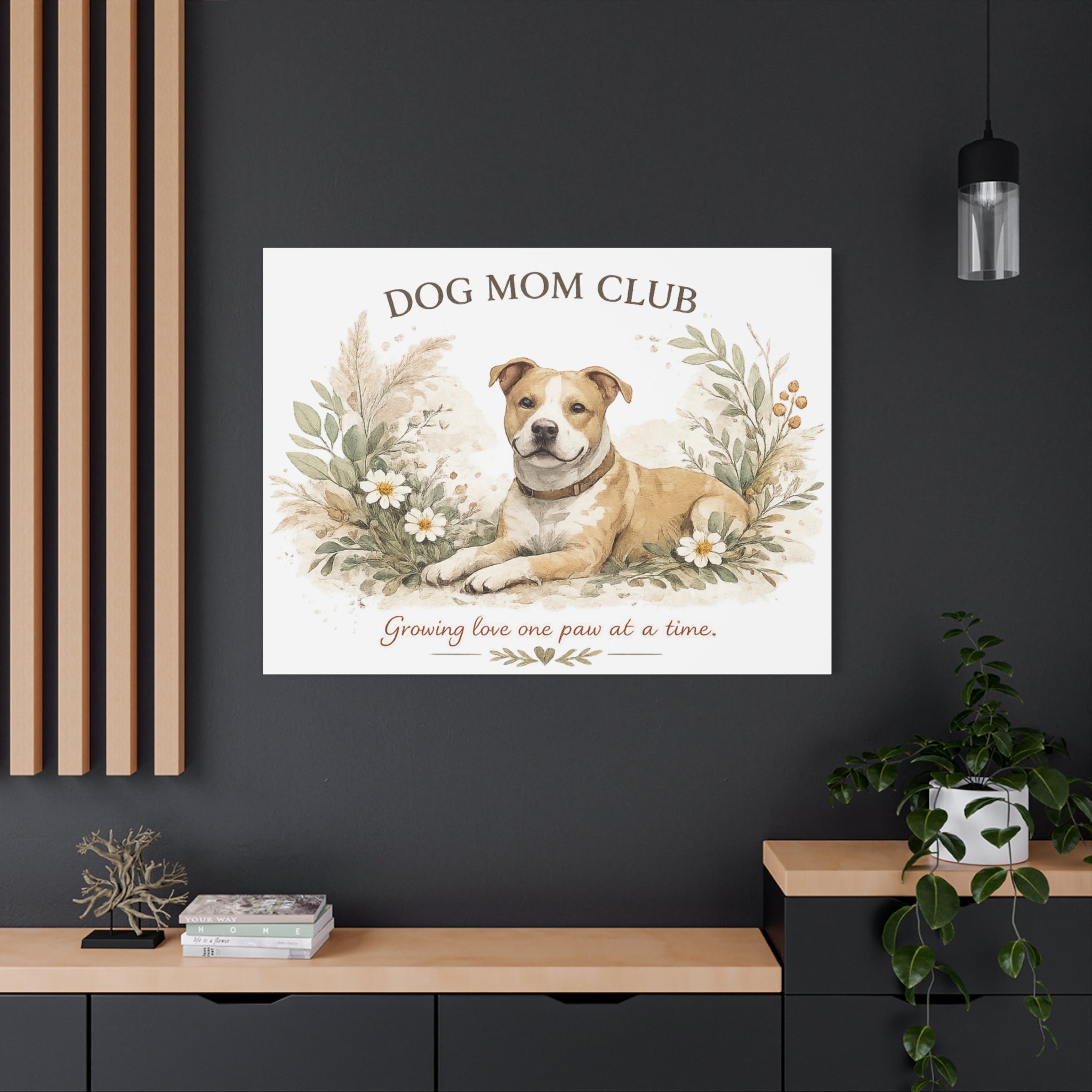Dog Mom's Wild Garden | Matte Canvas, Stretched, 1.25"