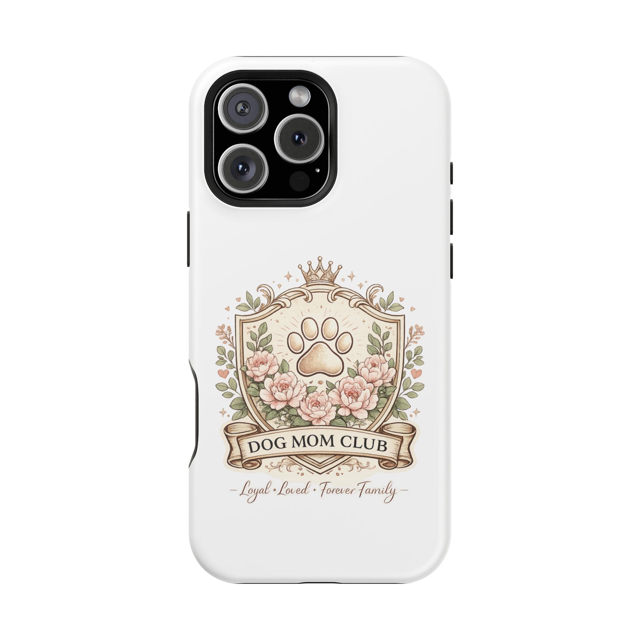 Floral Paw Crest Phone case