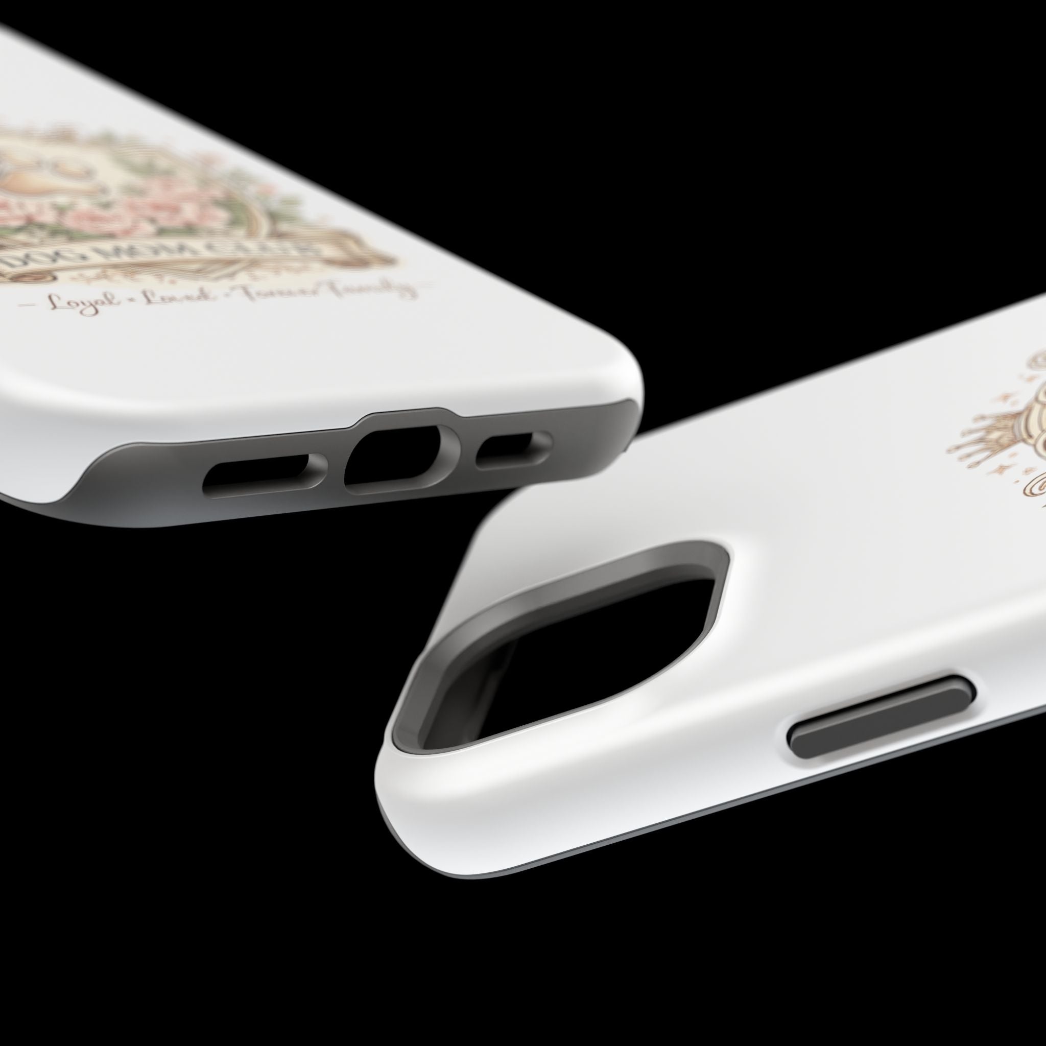 Floral Paw Crest Phone case