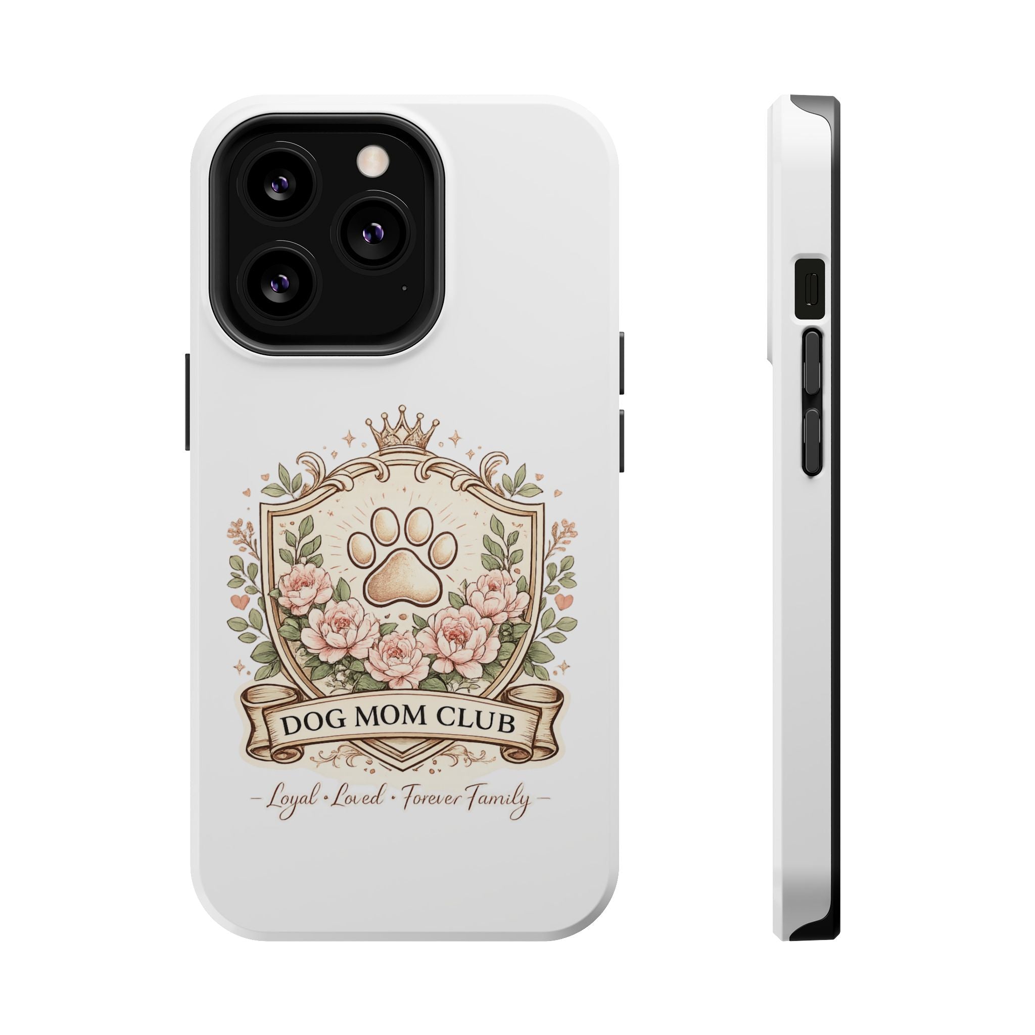 Floral Paw Crest Phone case