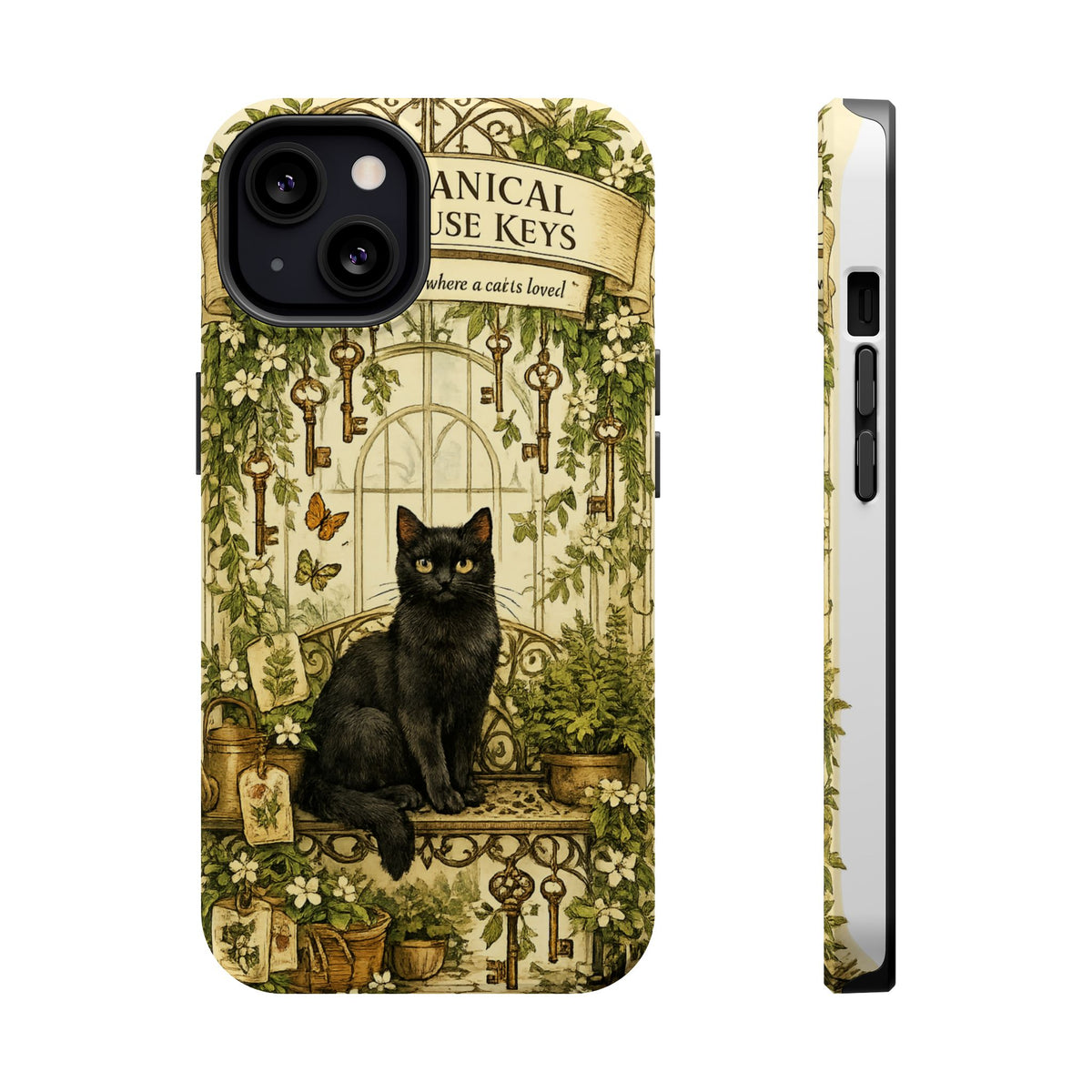 The Botanical Greenhouse Keys | Cat Mom Collection Phone case