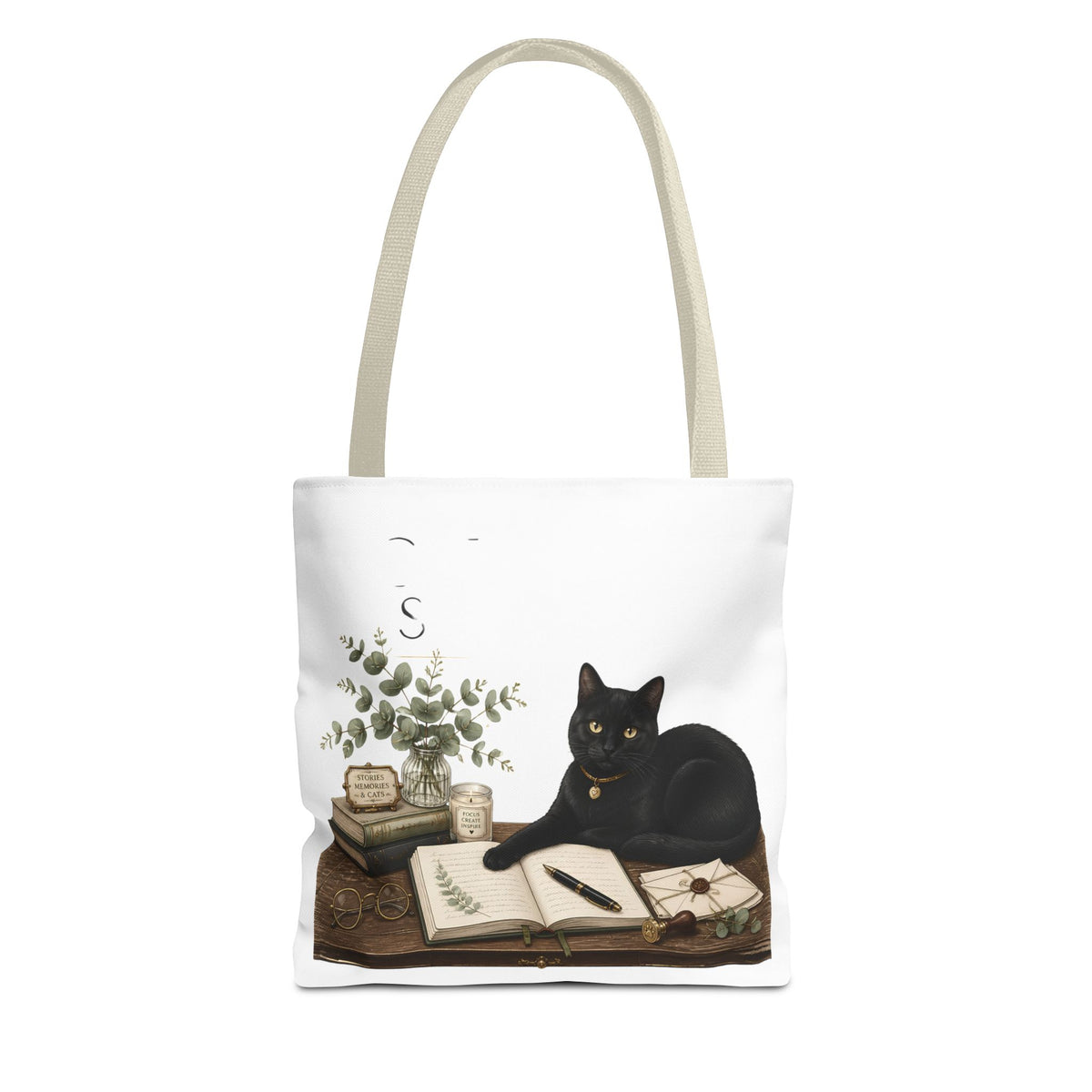 The Letter Writer's Desk | Cat Mom Collection Totebag