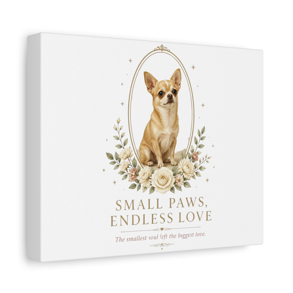 Endless Love Chihuahua Pet Memorial Collection Canvas