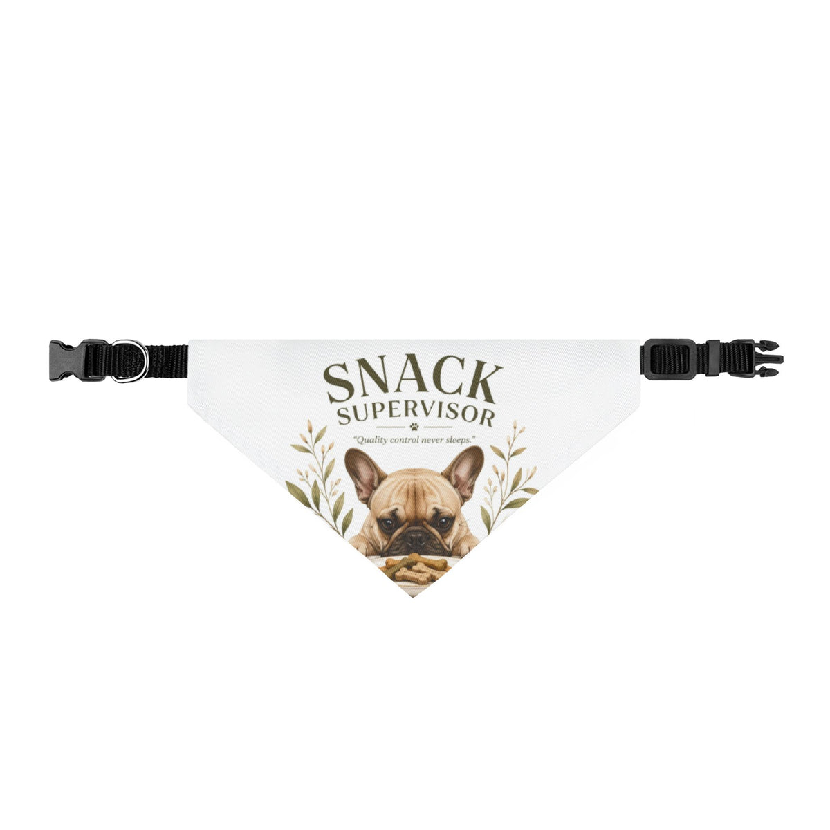 Snack Supervisor | Fun Collection Pet Bandana