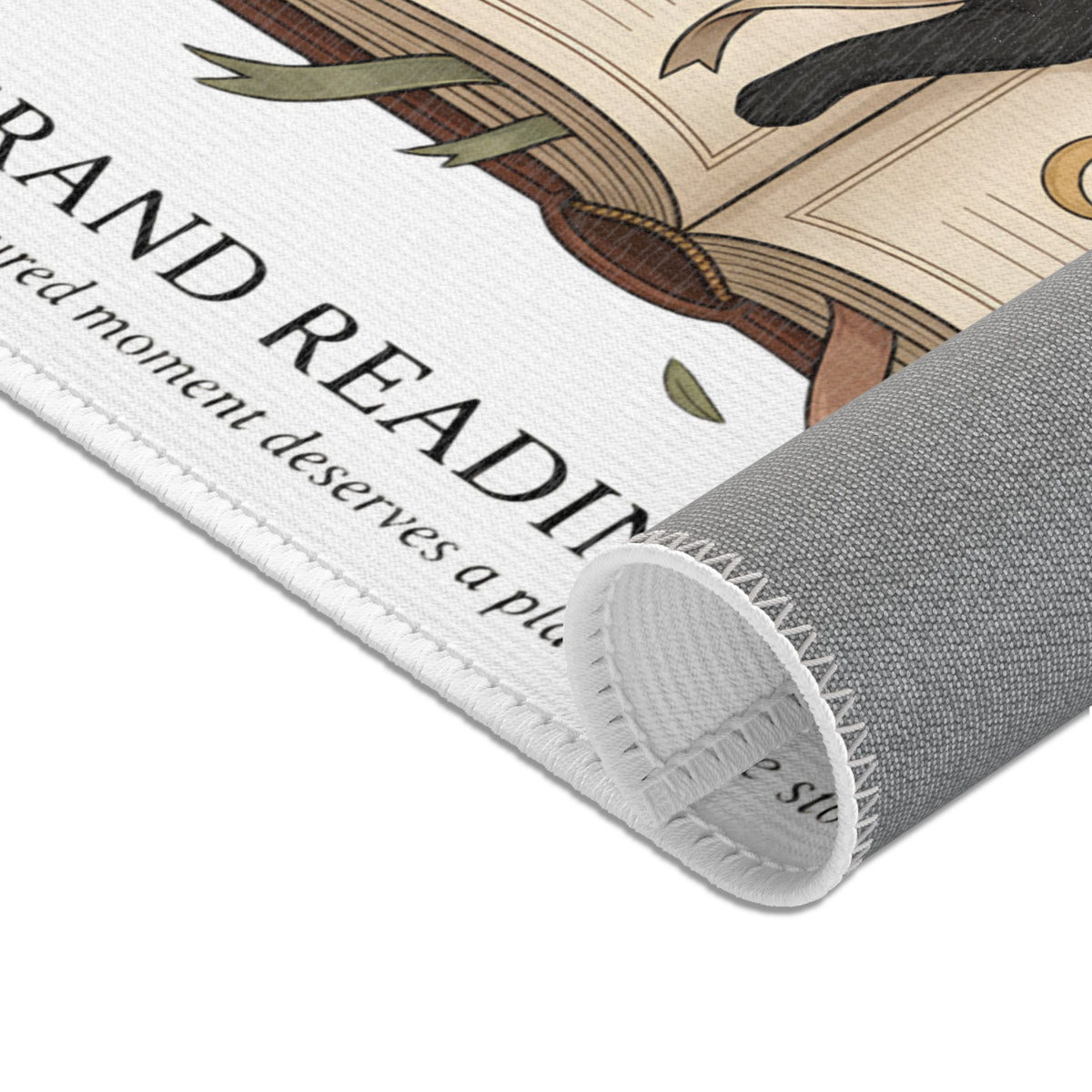 The Grand Reading Ledger | Cat Mom Area Rugs