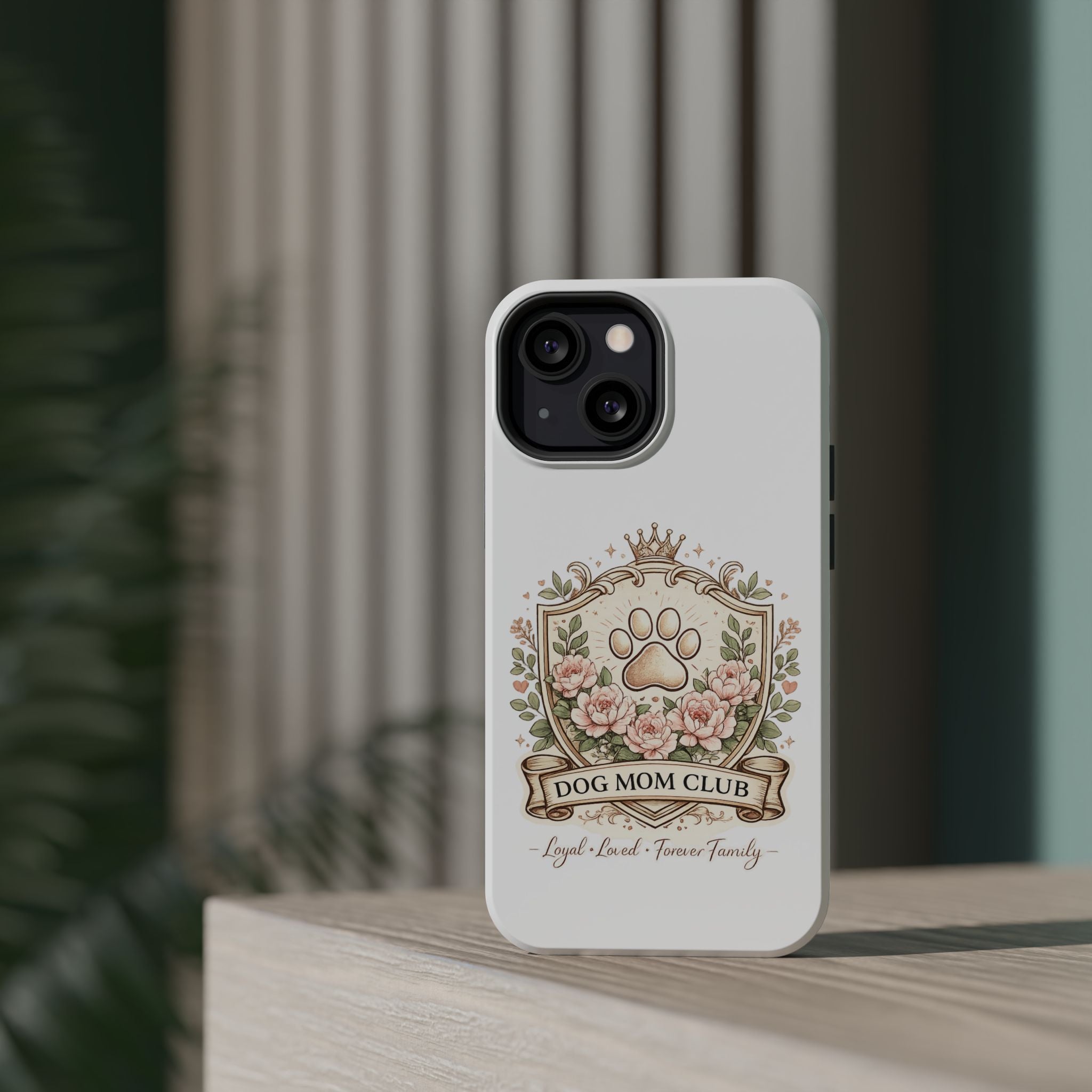 Floral Paw Crest Phone case