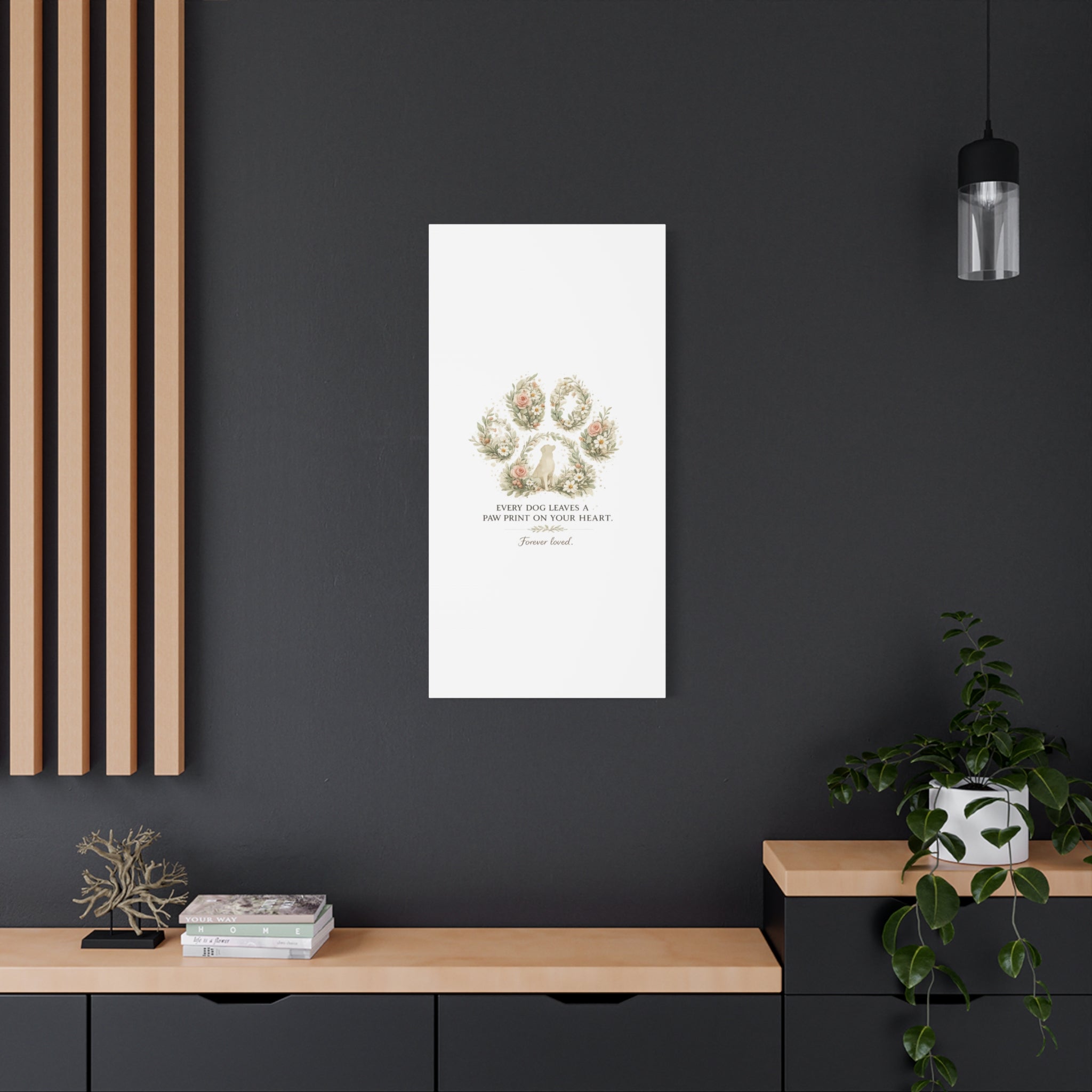 Every Dog Leaves a Paw Print | Matte Canvas, Stretched, 1.25"