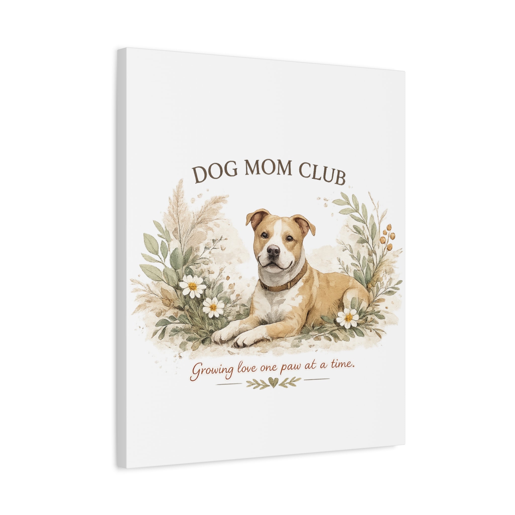 Dog Mom's Wild Garden | Matte Canvas, Stretched, 1.25"