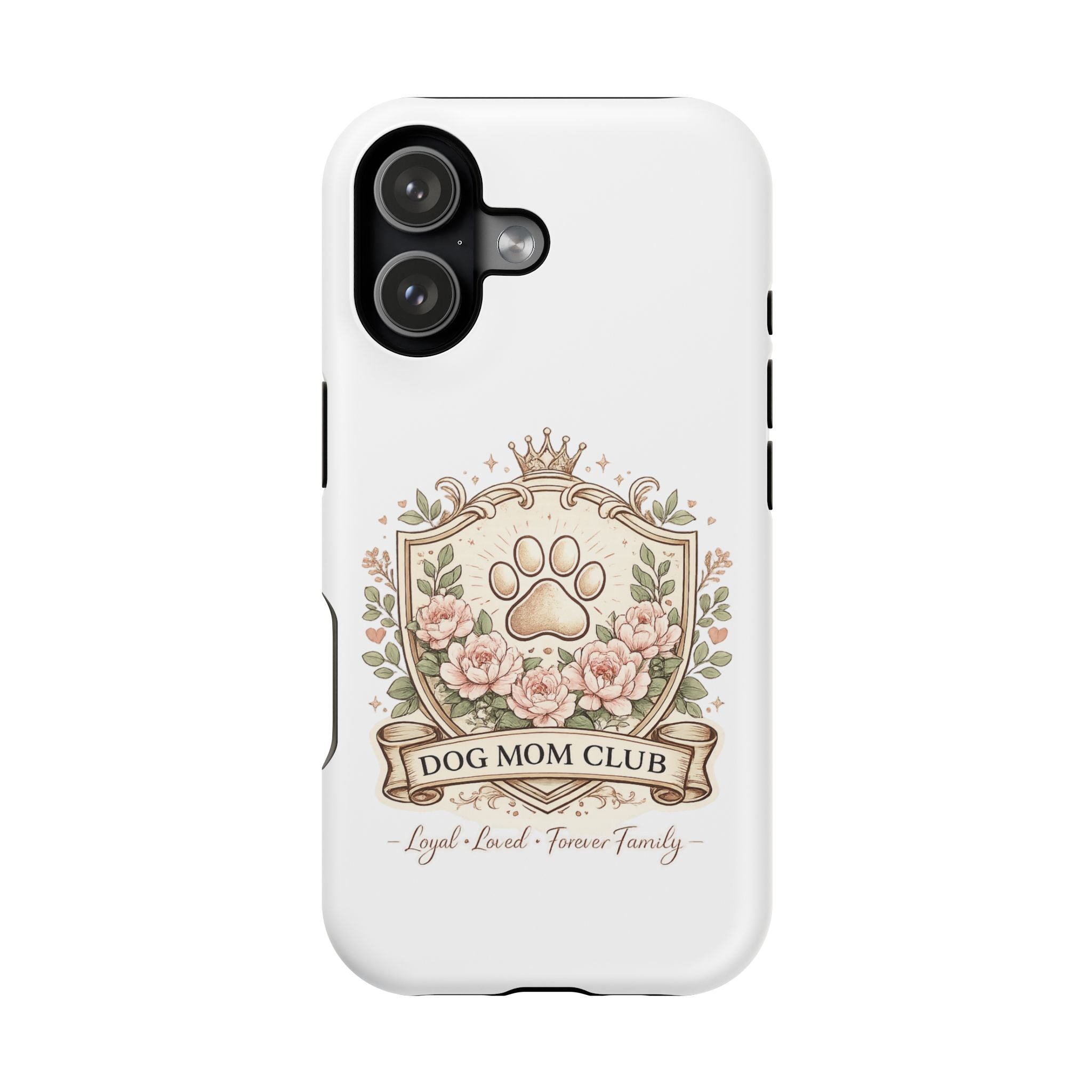 Floral Paw Crest Phone case