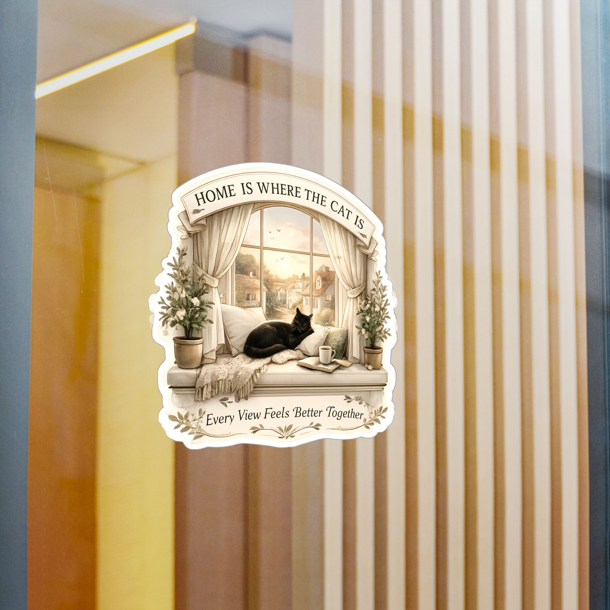 The Favorite Window | Kiss-Cut Vinyl Decals Sticker