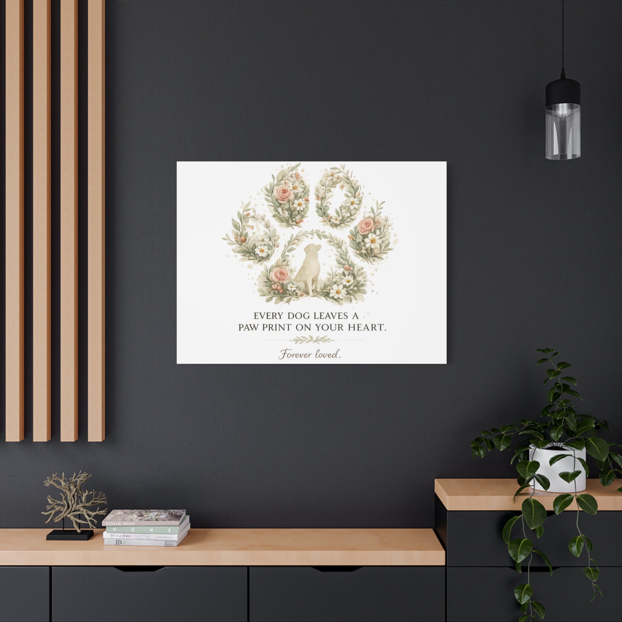 Every Dog Leaves a Paw Print | Matte Canvas, Stretched, 1.25"