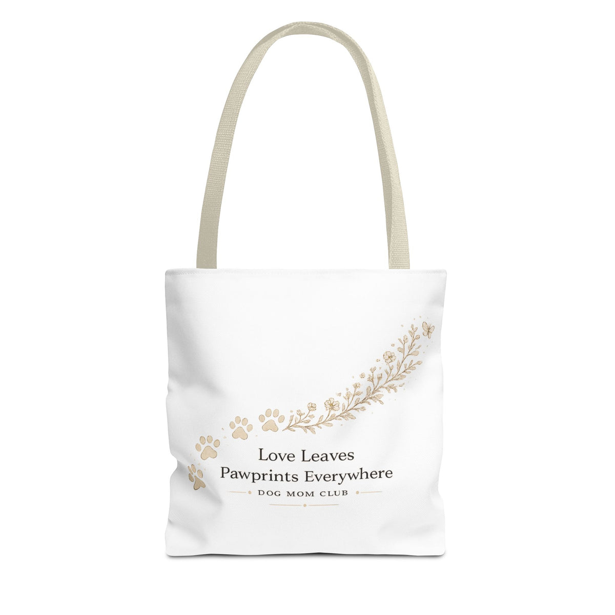 Love Leaves Pawprints | Dog Mom Collection Totebag