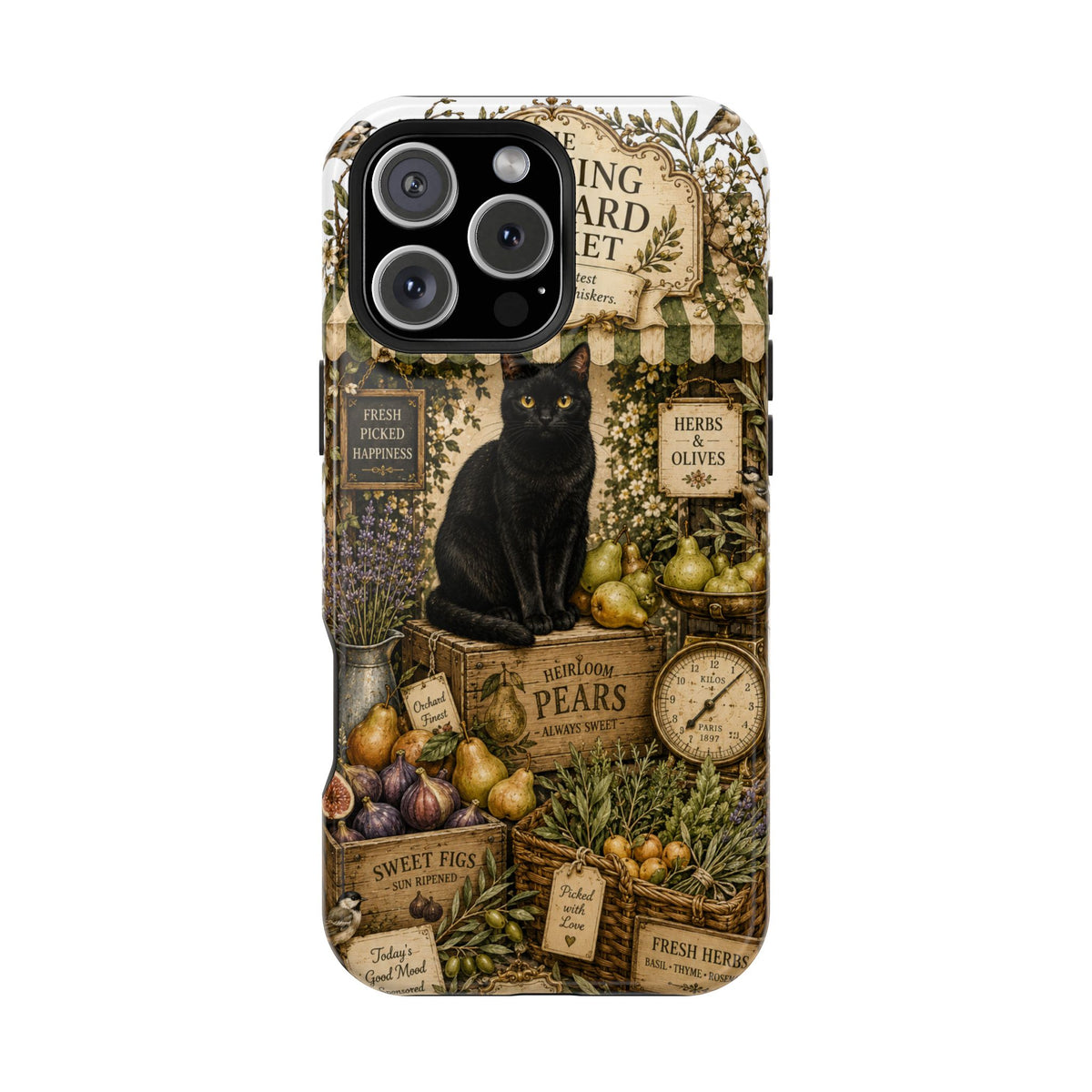 The Morning Orchard Market | Cat Mom Collection Phone case