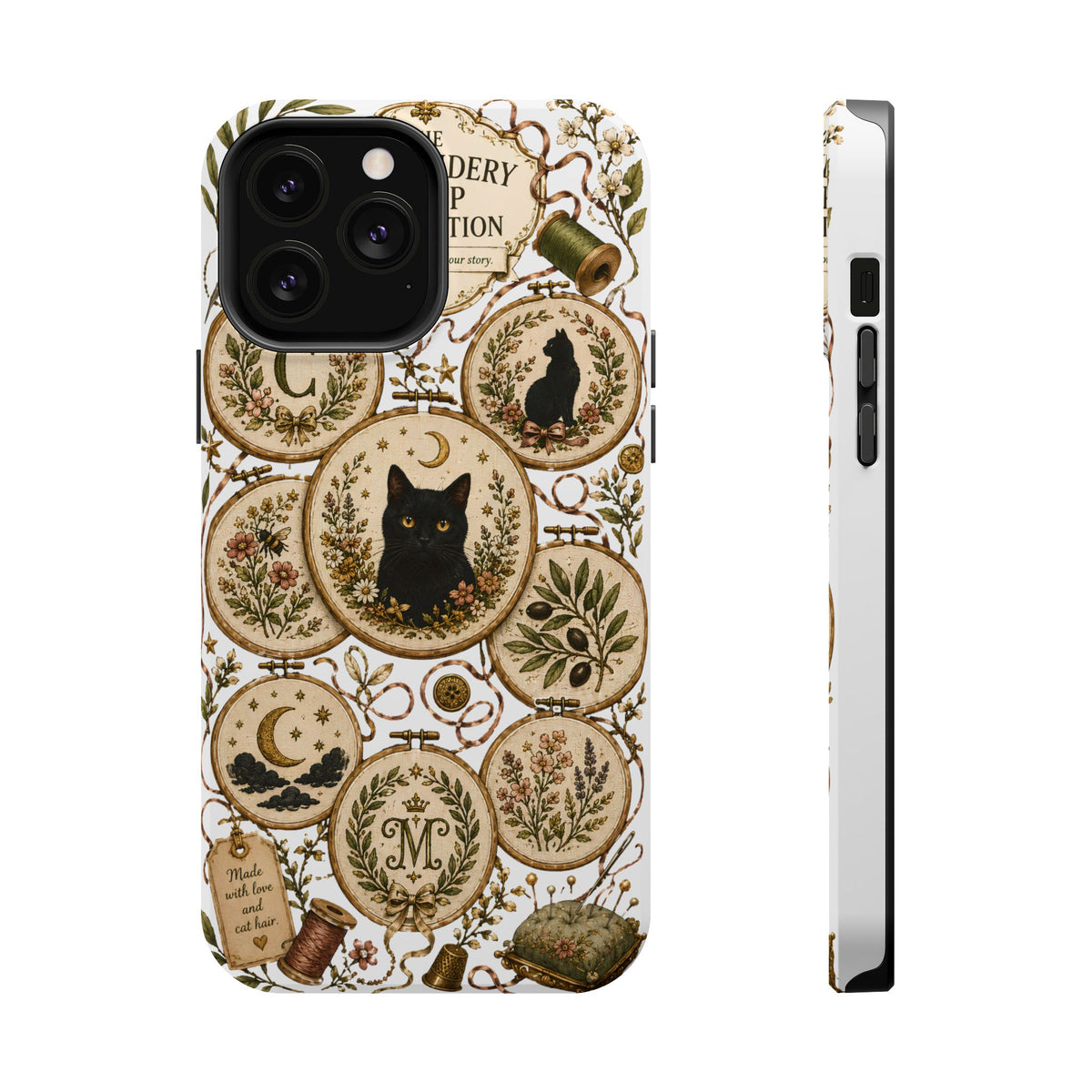 The Embroidery Hoop | Cat Mom Collection Phone case