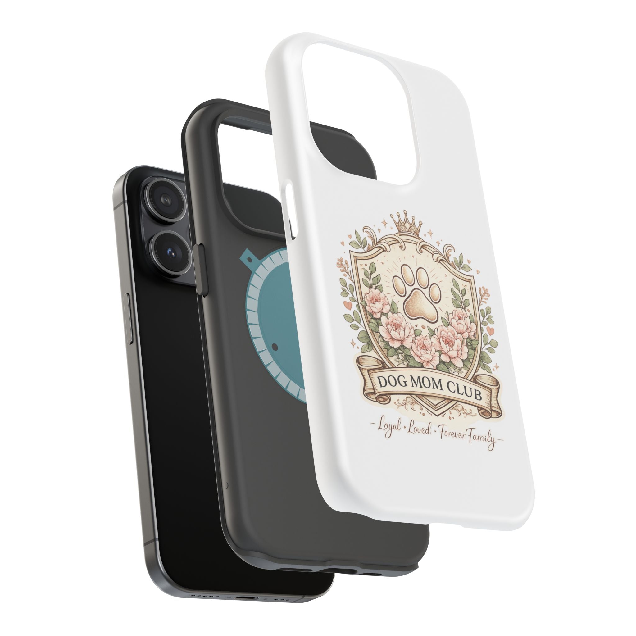 Floral Paw Crest Phone case