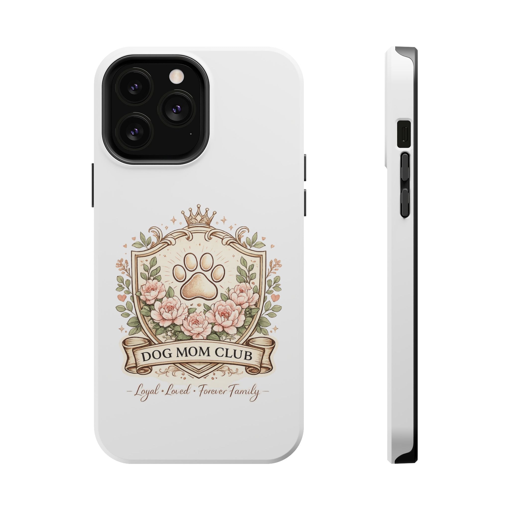 Floral Paw Crest Phone case