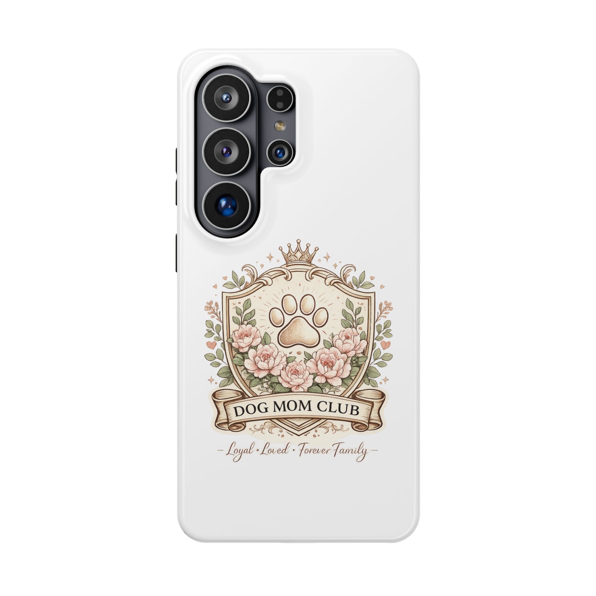 Floral Paw Crest Phone case